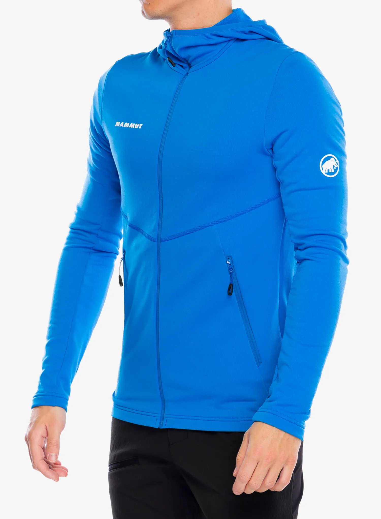 Mikina s kapucí Mammut Aconcagua Light ML Hooded Jacket - glacier blue