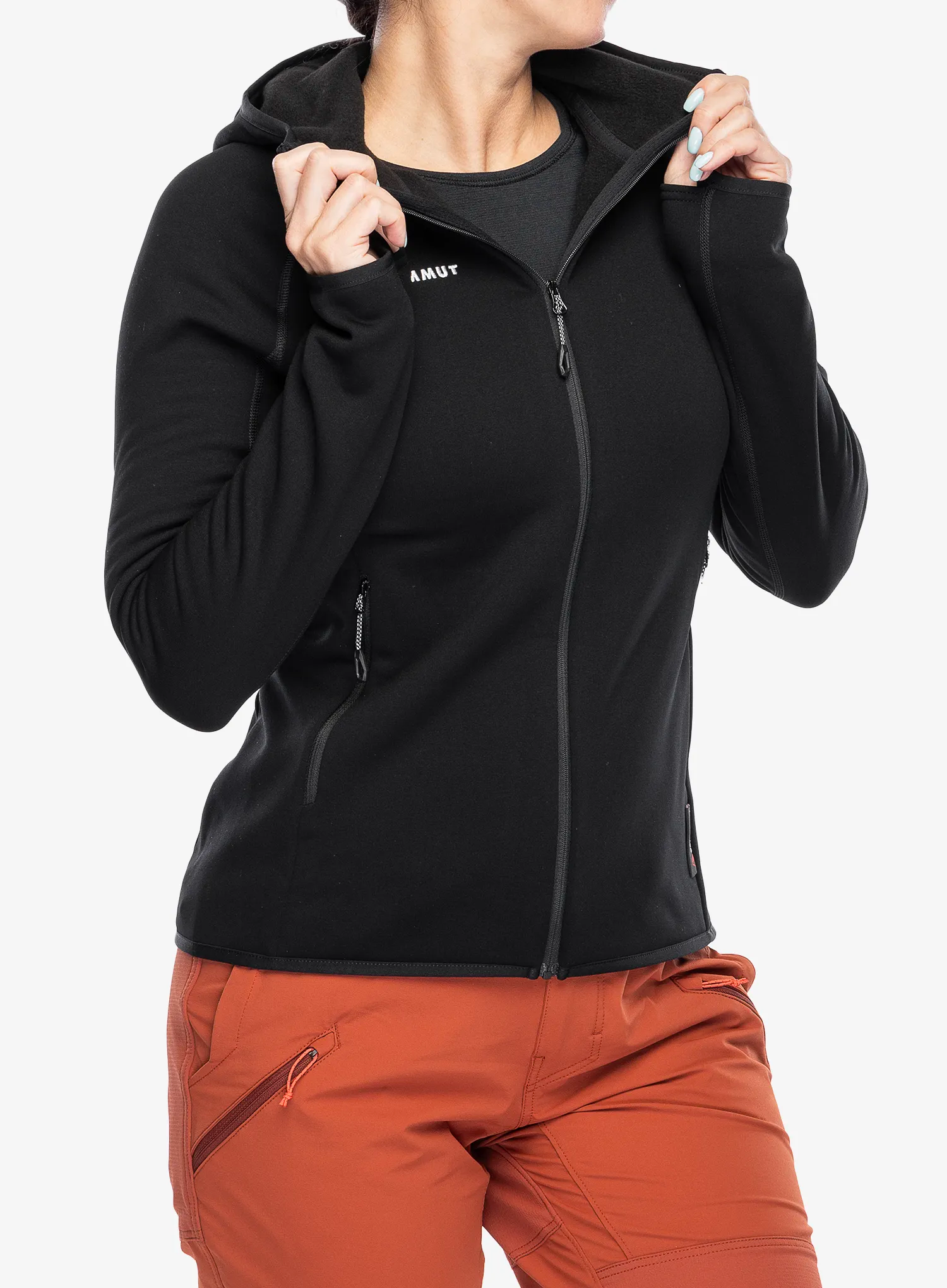 Outdoor mikina dámská Mammut Aconcagua ML Hooded Jacket - black