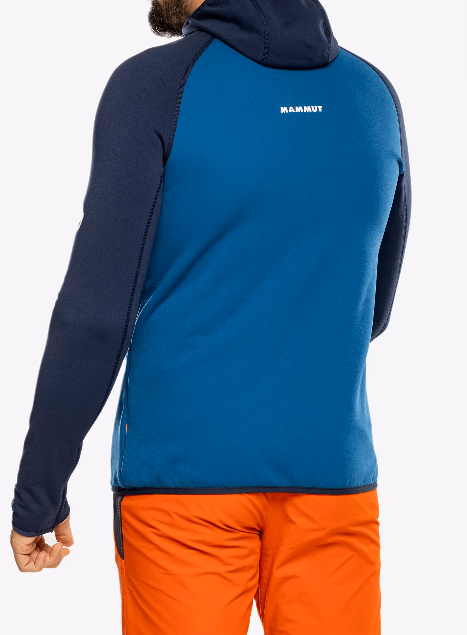 Outdoorova mikina Mammut Aconcagua ML Hooded Jacket - deep ice/marine