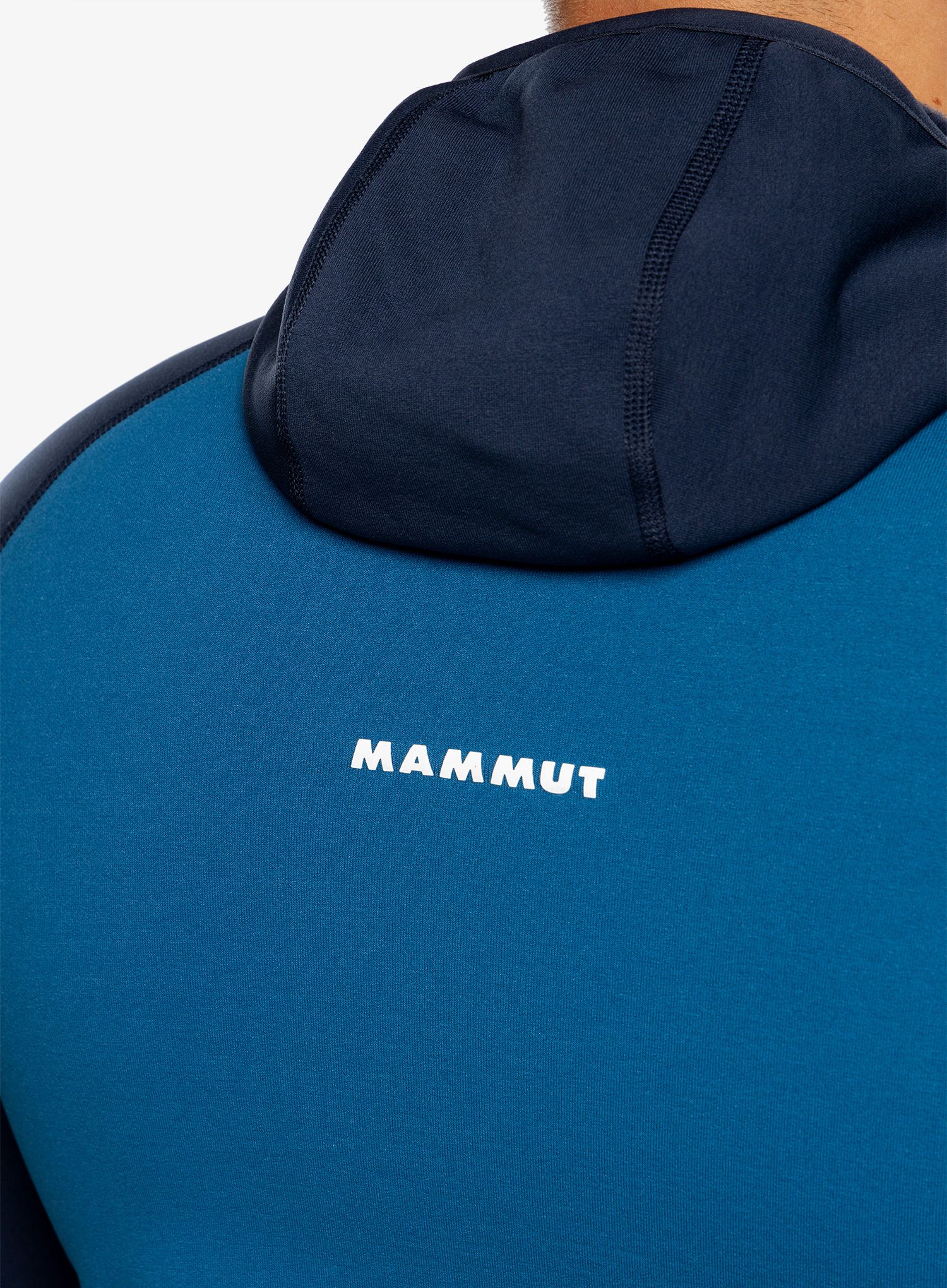 Outdoorova mikina Mammut Aconcagua ML Hooded Jacket - deep ice/marine