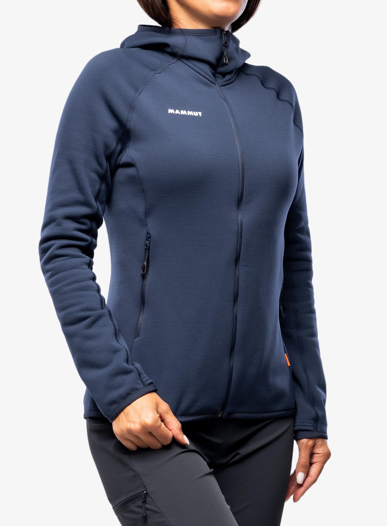 Outdoor mikina dámská Mammut Aconcagua ML Hooded Jacket - marine
