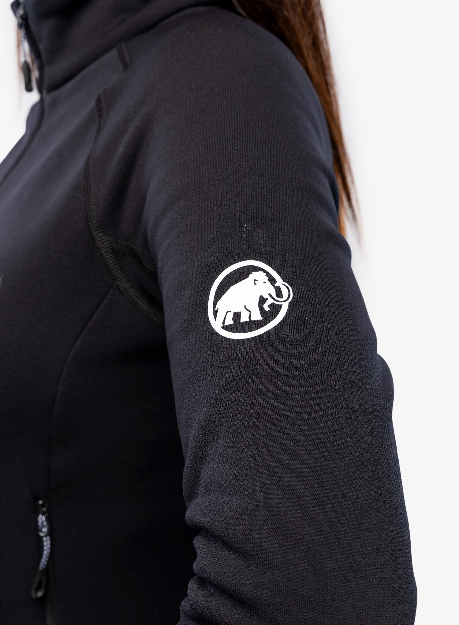 Fleece mikina dámská Mammut Aconcagua ML Jacket - black