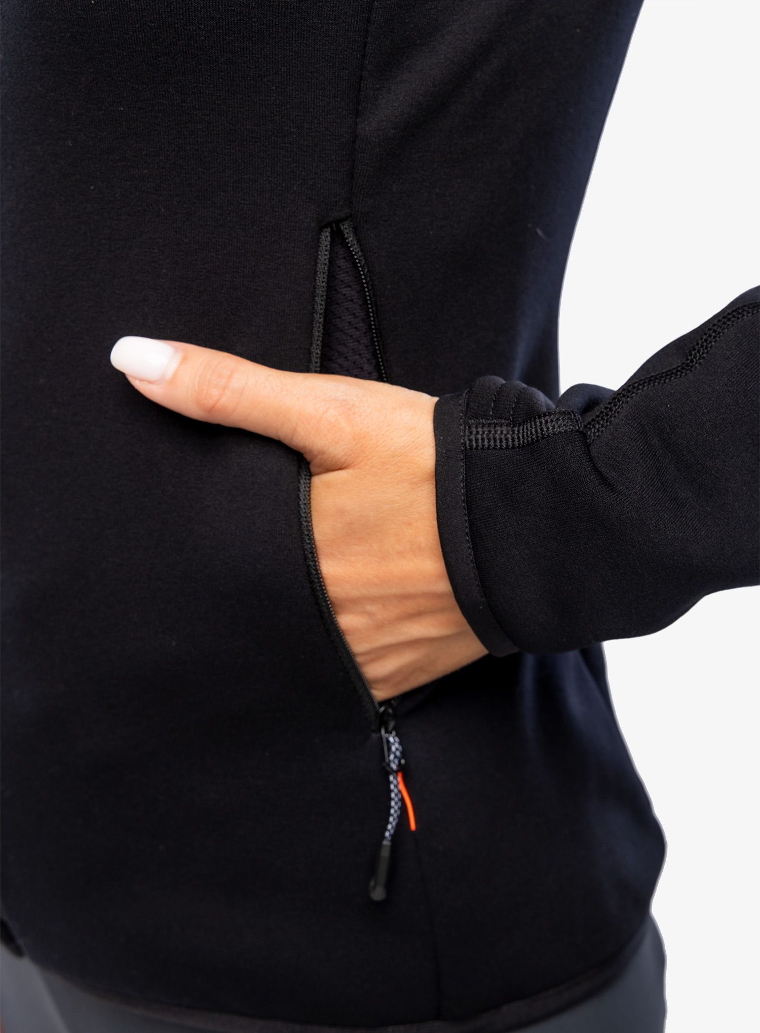 Fleece mikina dámská Mammut Aconcagua ML Jacket - black