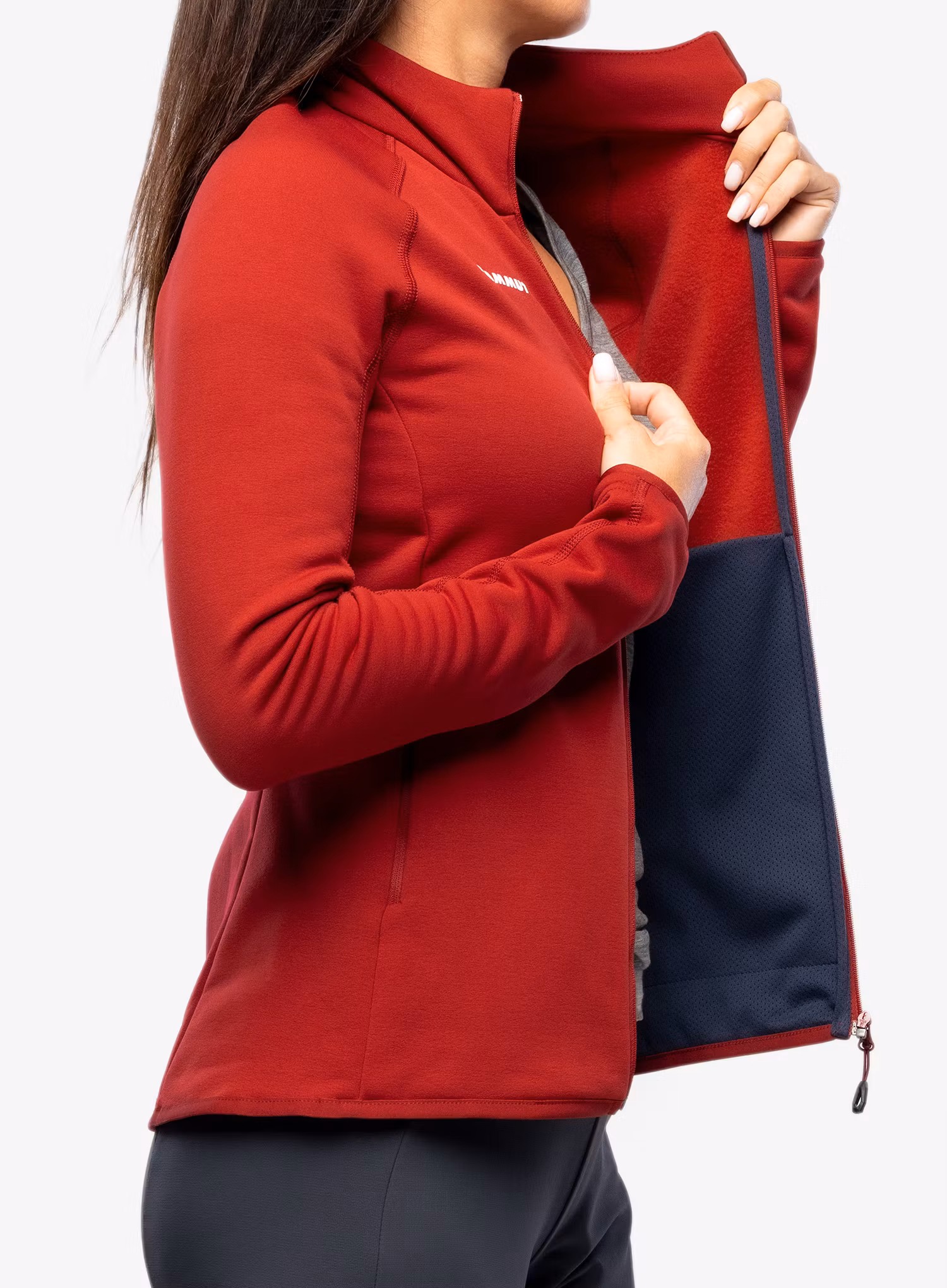Dámská mikina Mammut Aconcagua ML Jacket - blood red
