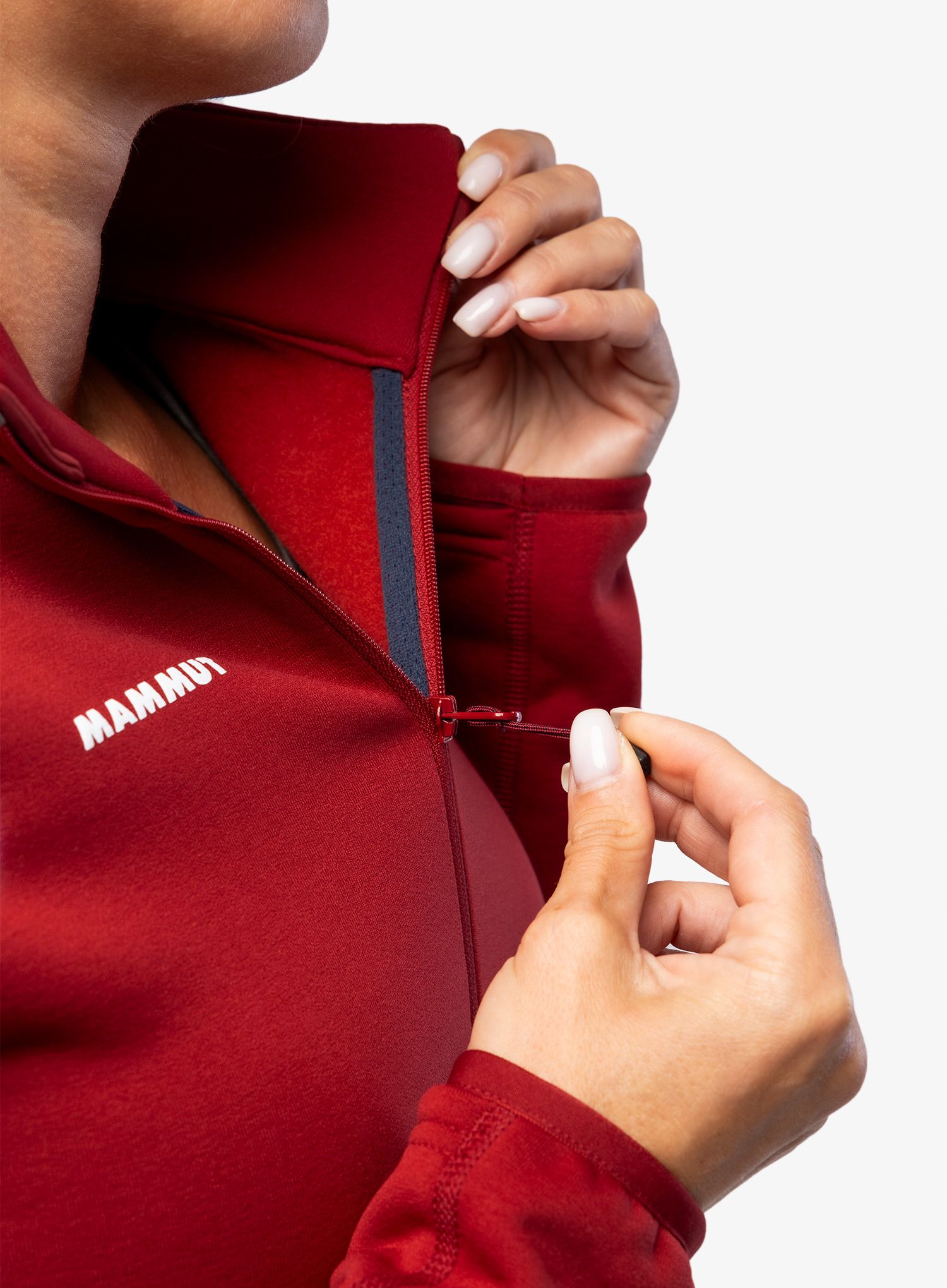 Dámská mikina Mammut Aconcagua ML Jacket - blood red