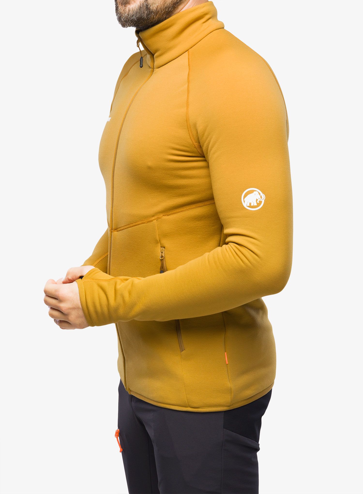 Fleece mikina pánská Mammut Aconcagua ML Jacket - cheetah