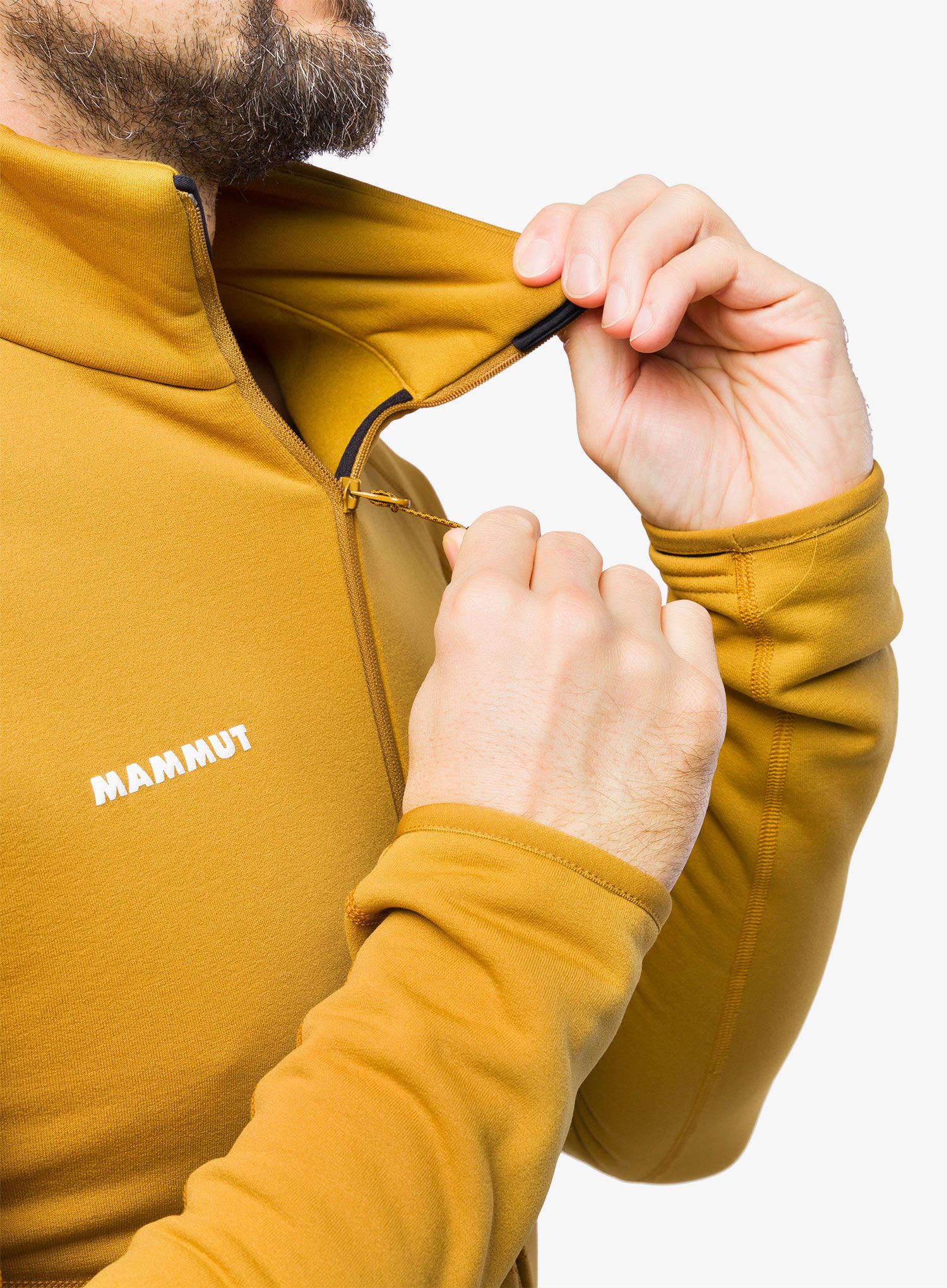 Fleece mikina pánská Mammut Aconcagua ML Jacket - cheetah