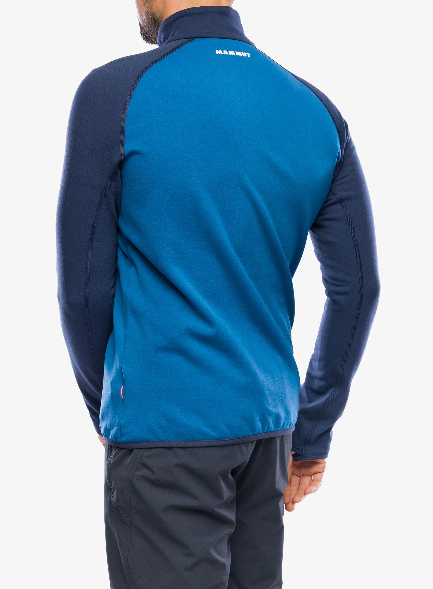 Fleece mikina Mammut Aconcagua ML Jacket - deep ice/marine