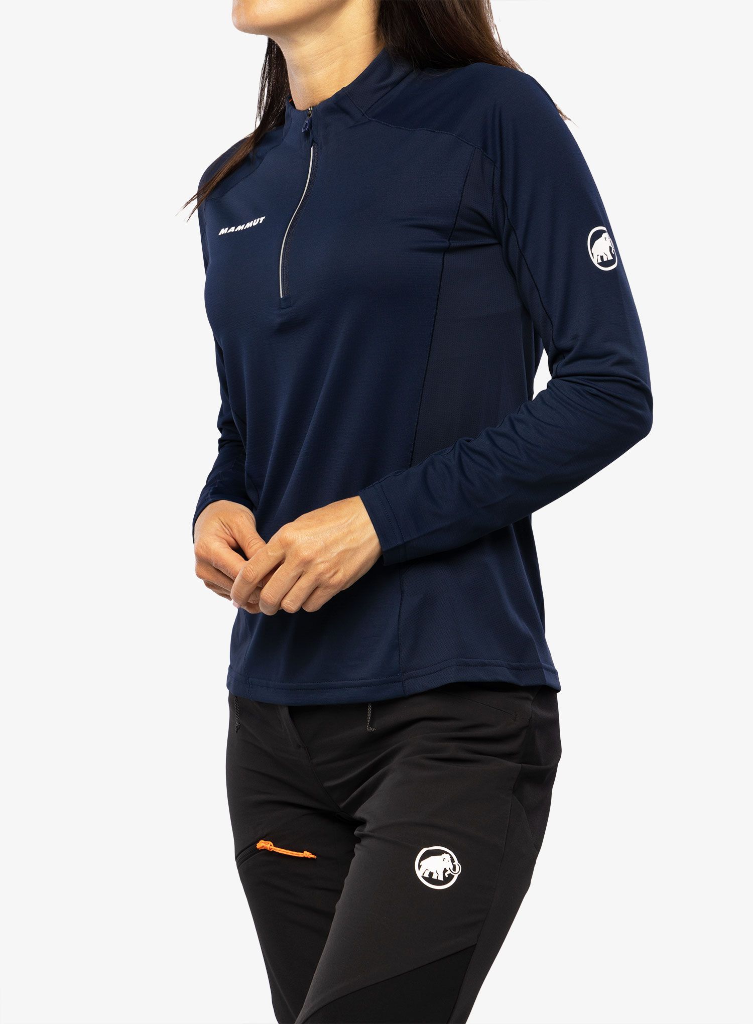 Dámská mikina Mammut Aenergy FL Half Zip Longsleeve - marine