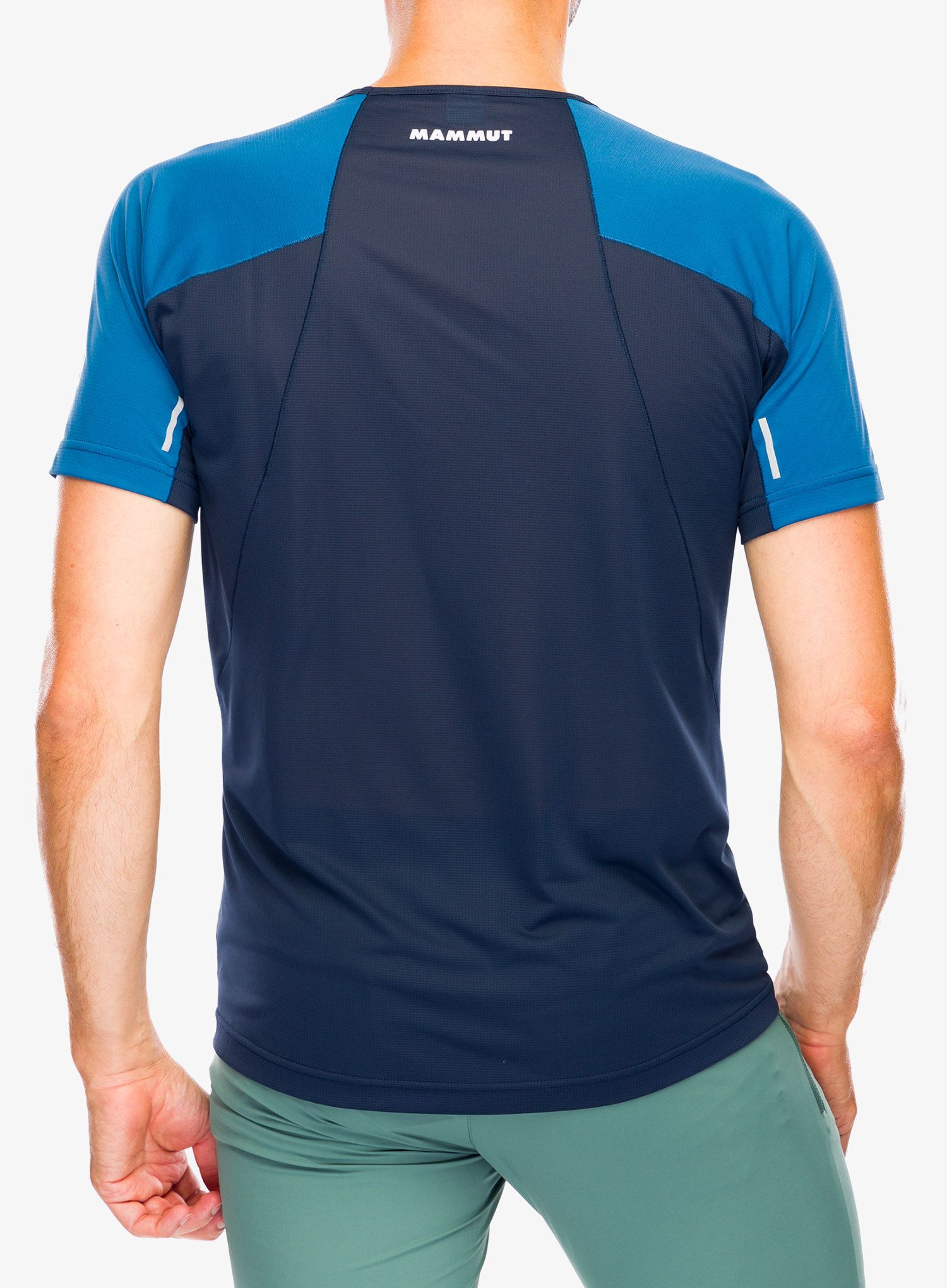 Rychleschnoucí triko Mammut Aenergy FL T-Shirt - deep ice/marine