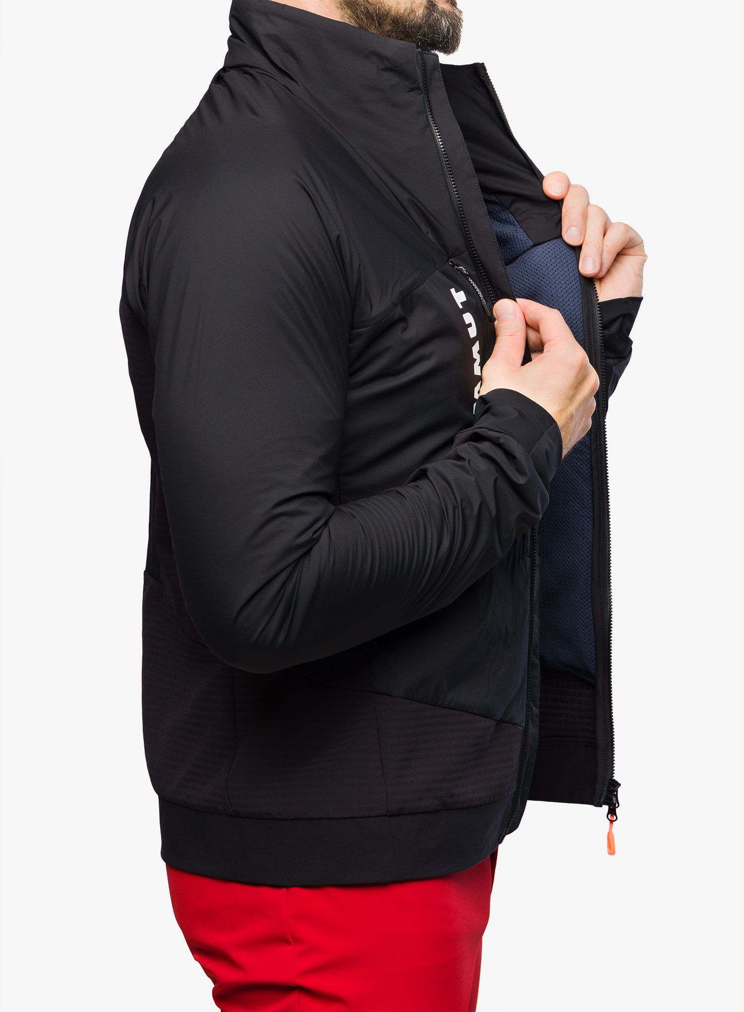 Hybridní bunda Mammut Aenergy IN Hybrid Jacket - black