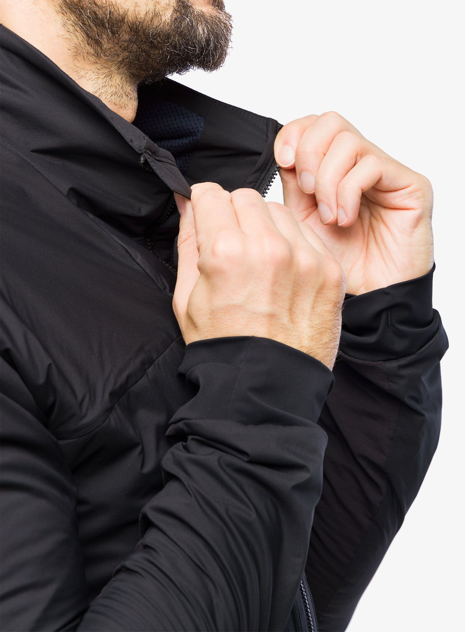 Hybridní bunda Mammut Aenergy IN Hybrid Jacket - black