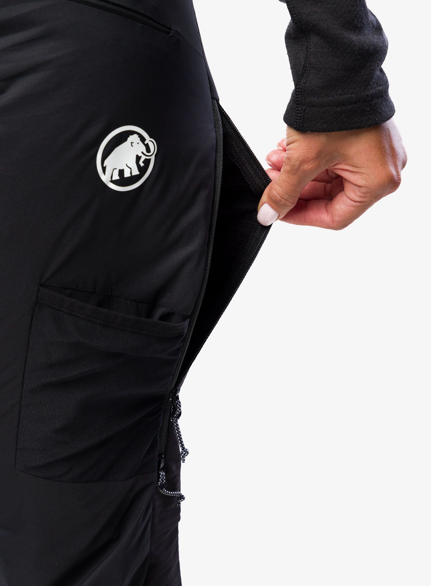 Skialpové kalhoty dámské Mammut Aenergy IN Hybrid Pants - black