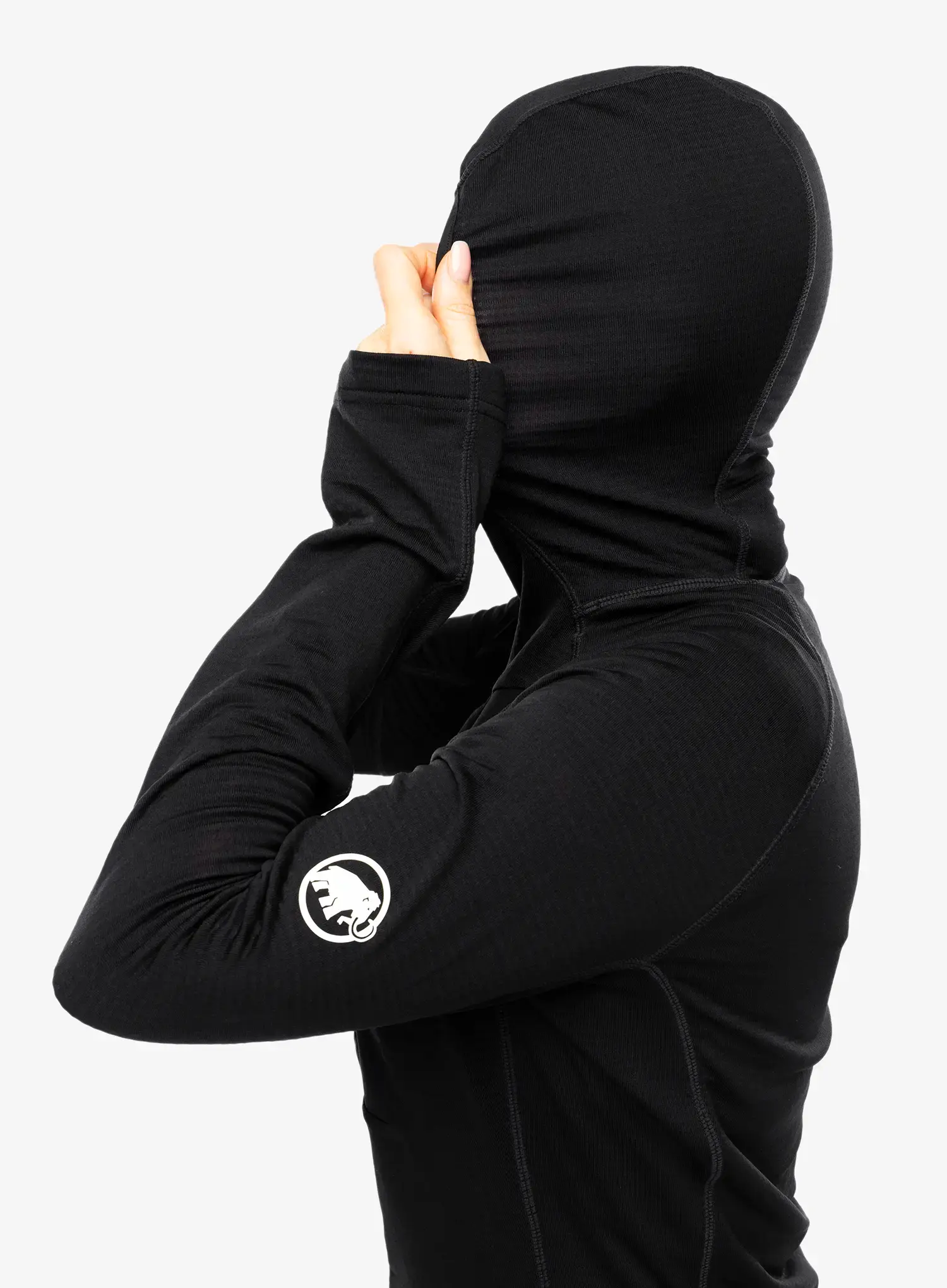Dámská mikina s kapucí Mammut Aenergy Light ML Hooded Jacket - black