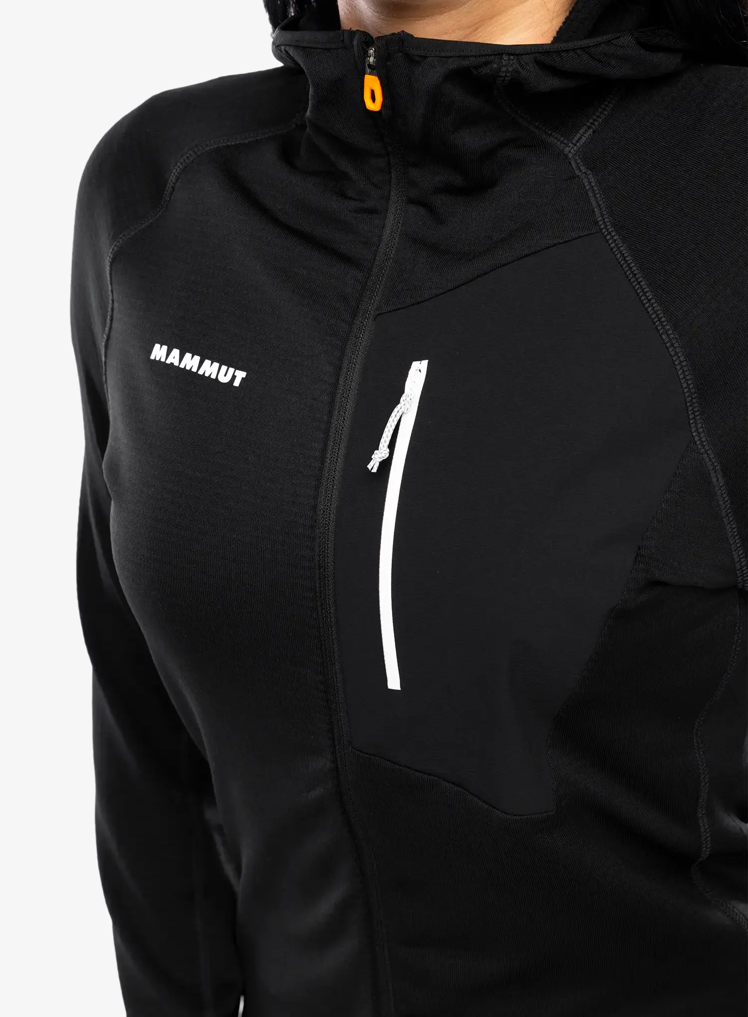 Dámská mikina s kapucí Mammut Aenergy Light ML Hooded Jacket - black