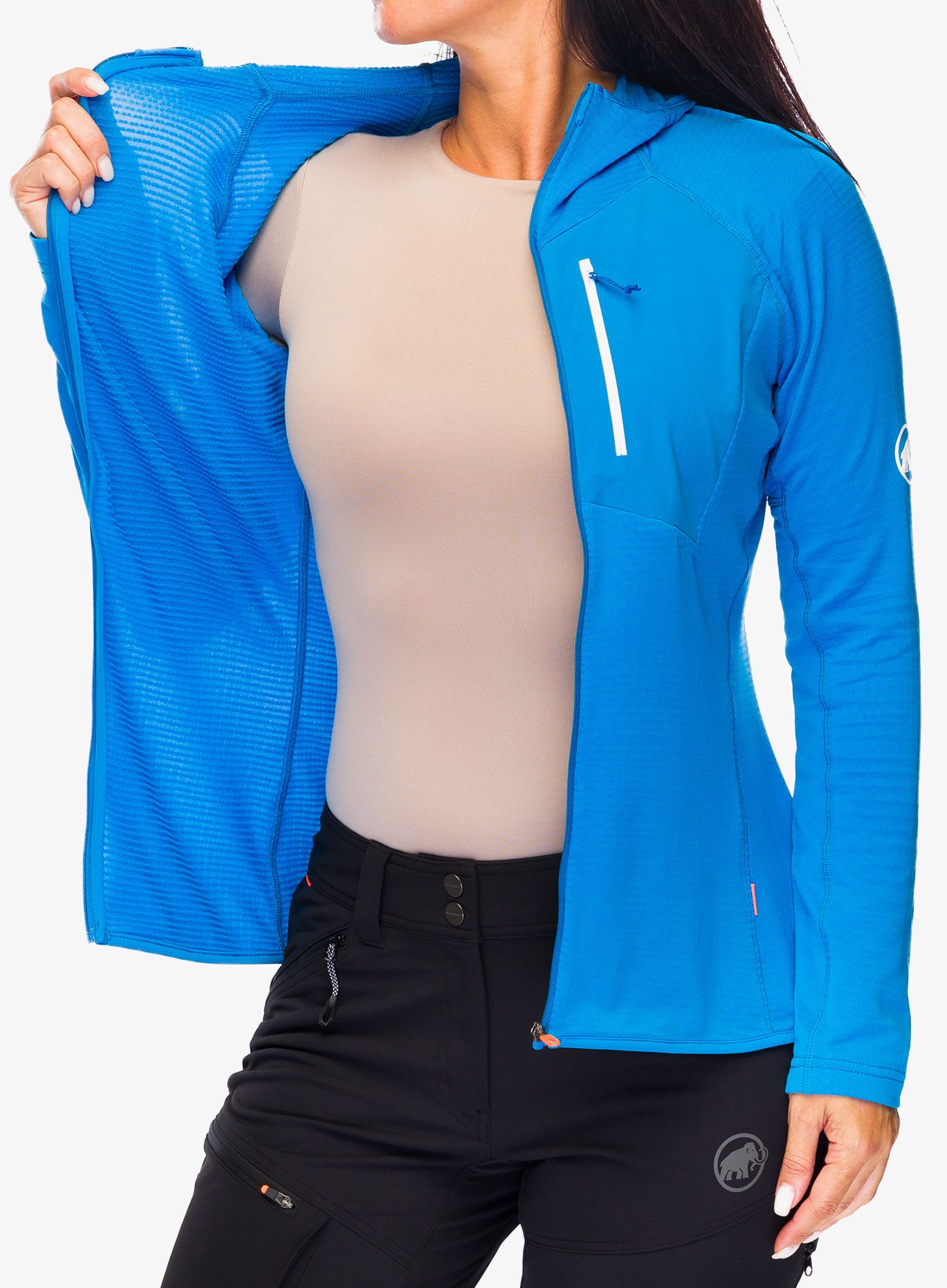 Dámská mikina Mammut Aenergy Light ML Hooded Jacket - glacier blue
