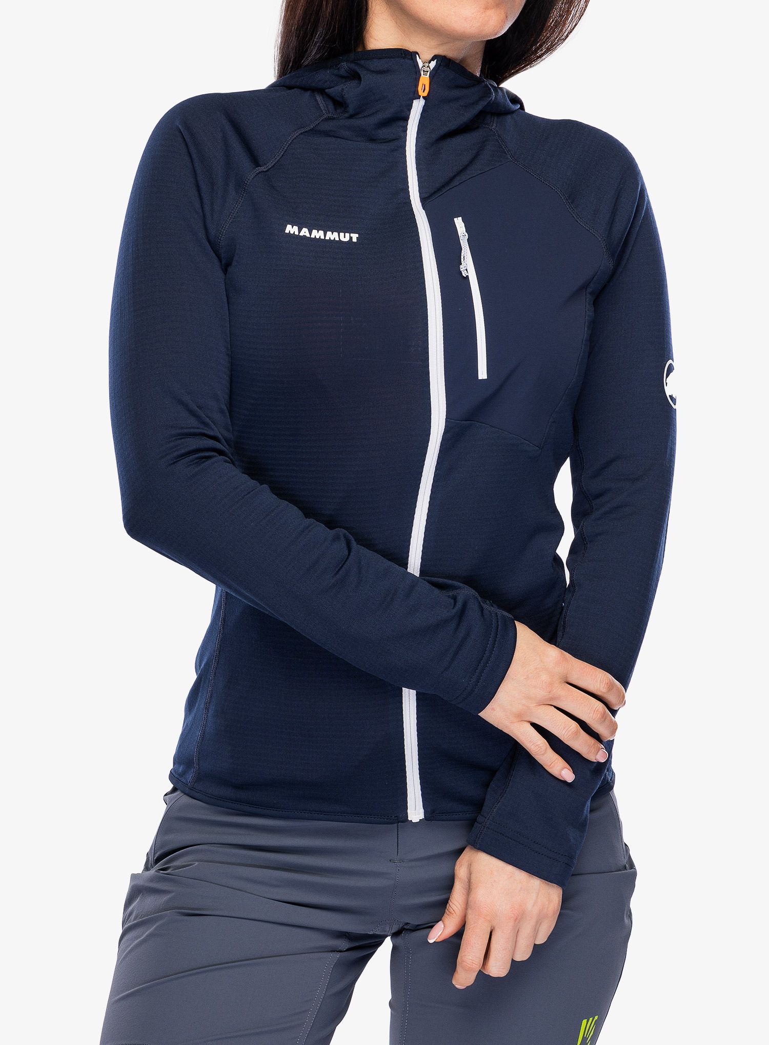 Dámská mikina se zipem Mammut Aenergy Light ML Hooded Jacket - marine