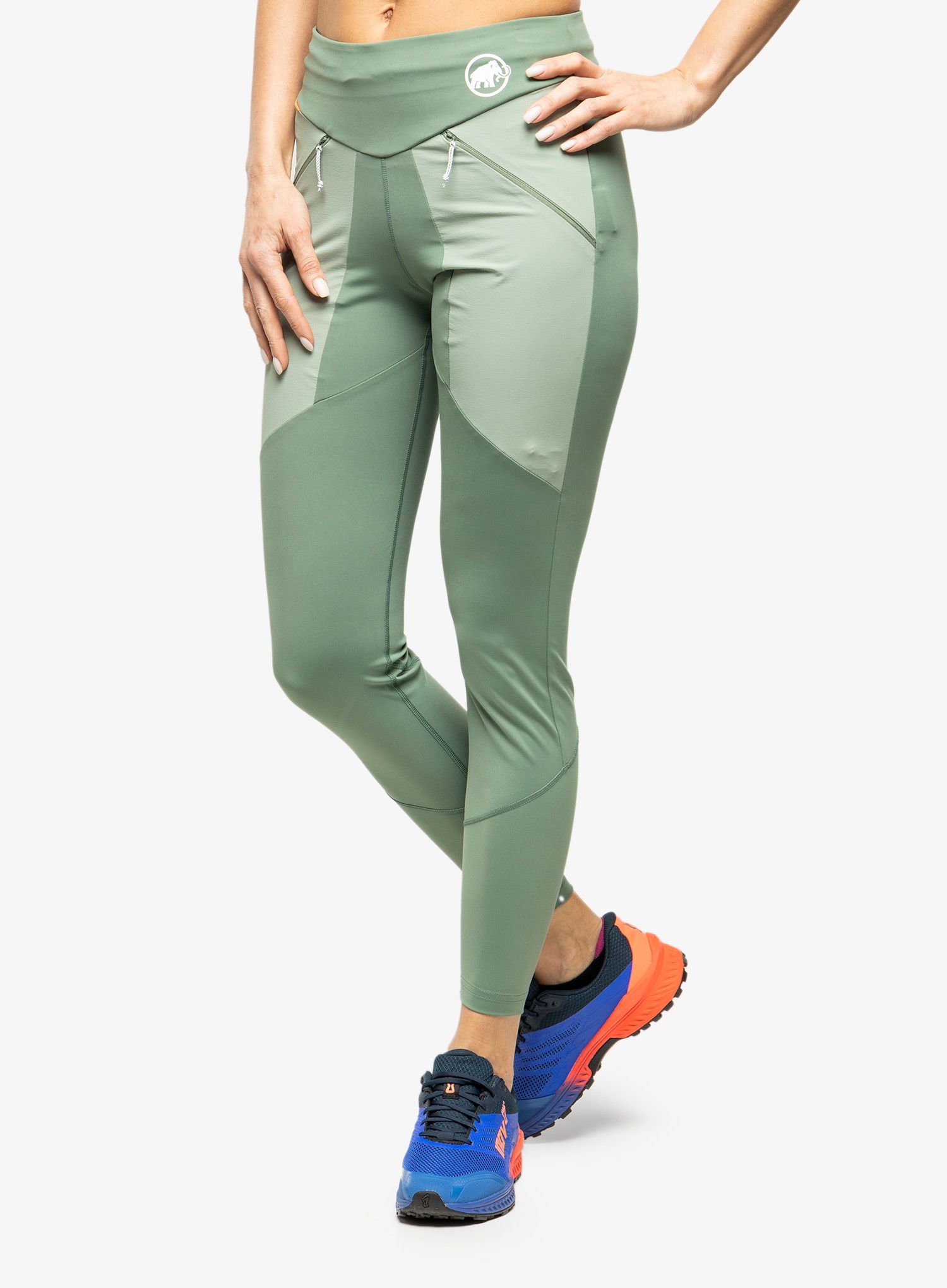 Dámské legíny Mammut Aenergy Light Tights - dark jade/jade