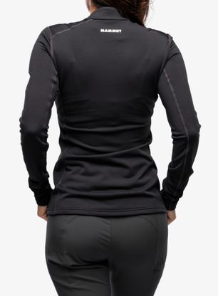Dámská mikina bez kapuce Mammut Aenergy ML Half Zip Pull - black