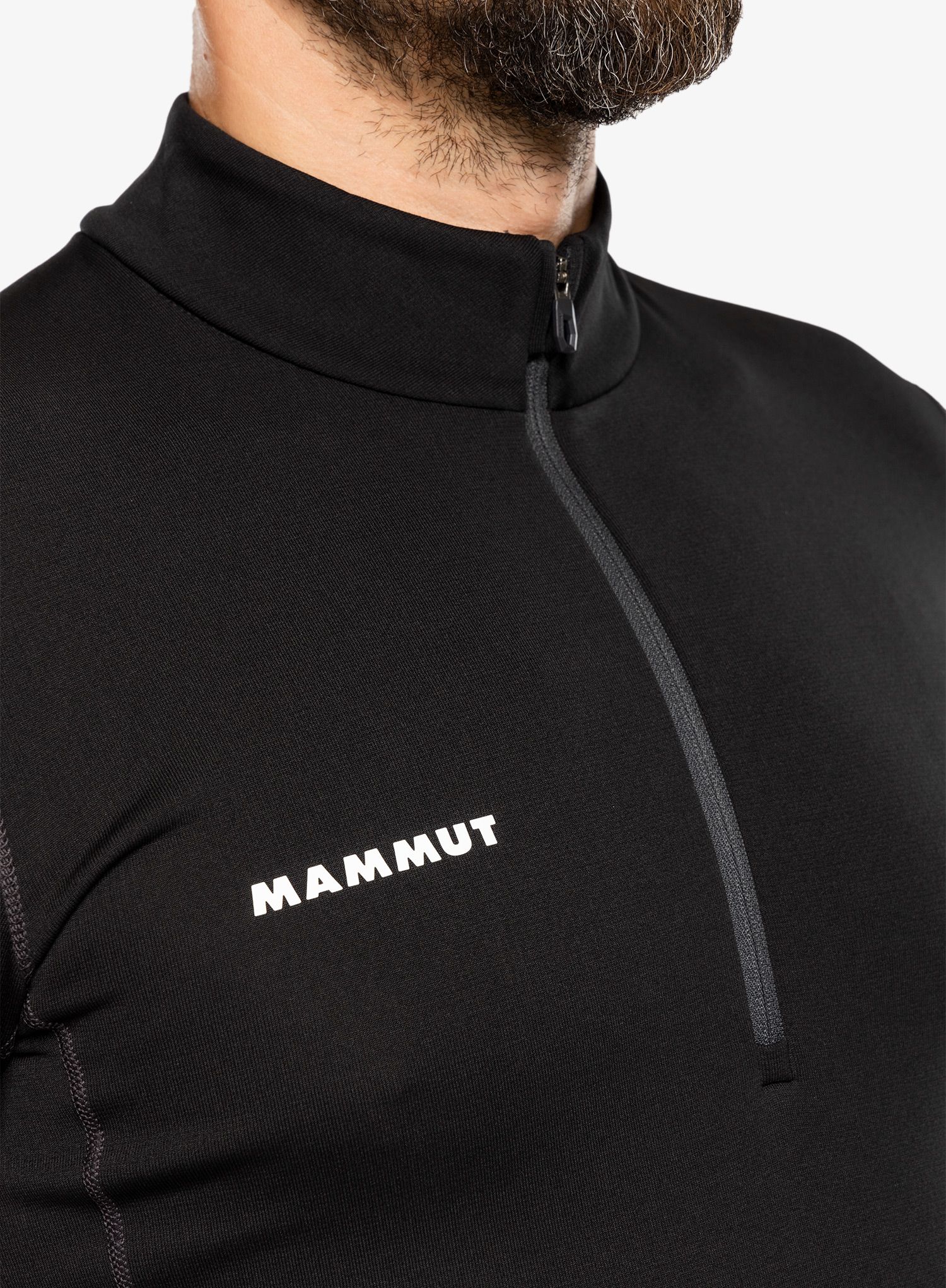 Pánská mikina Mammut Aenergy ML Half Zip Pull - black