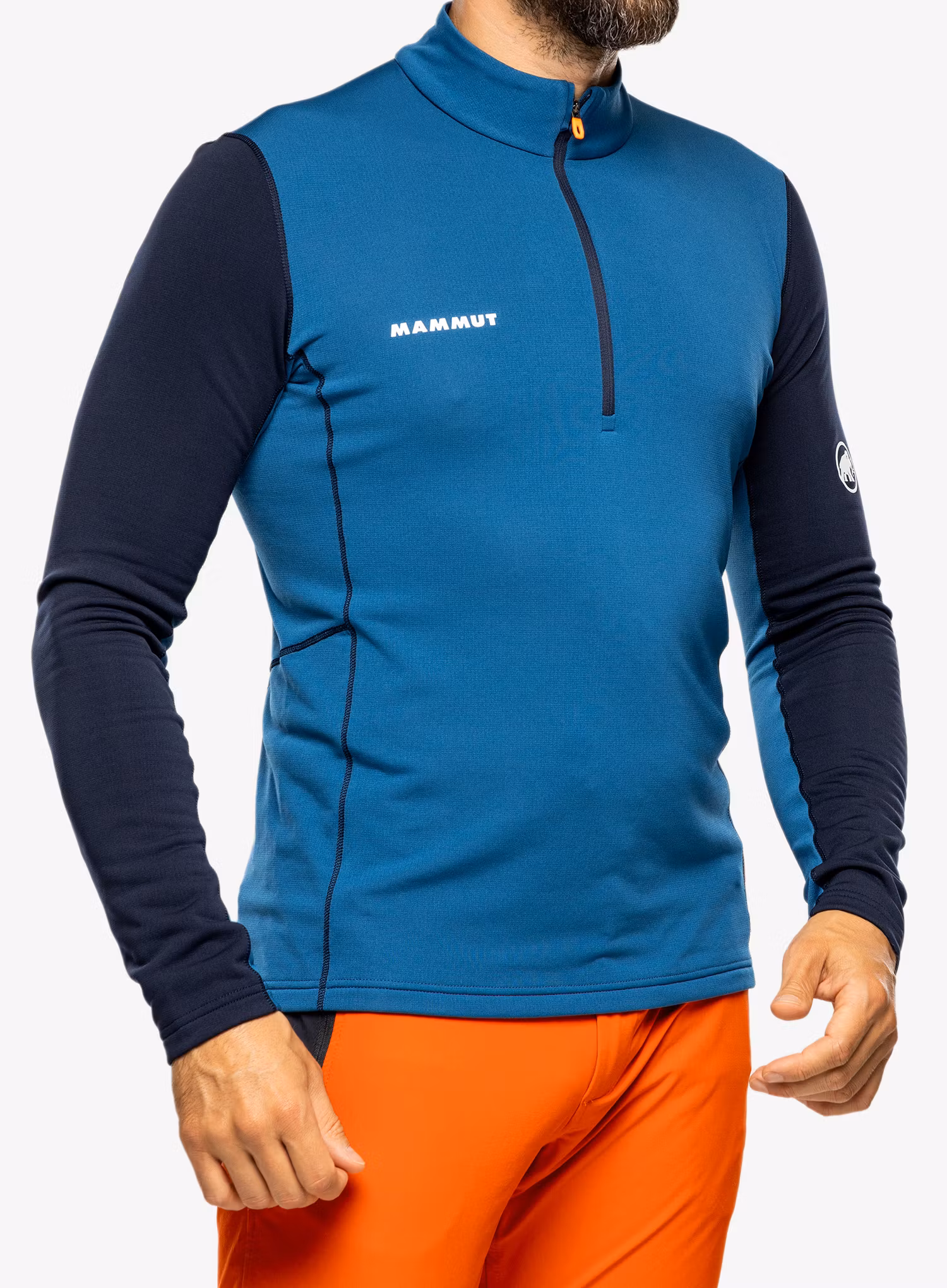 Mikina se zipem Mammut Aenergy ML Half Zip Pull - deep ice/marine