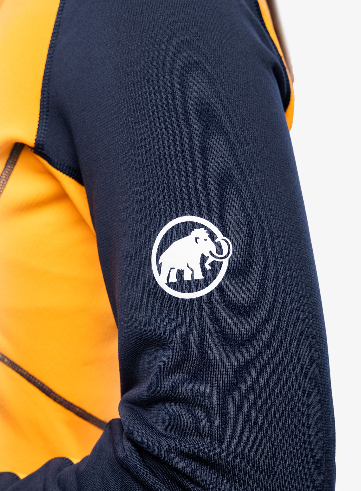 Fleece mikina dámská Mammut Aenergy ML Half Zip Pull - tangerine/marine