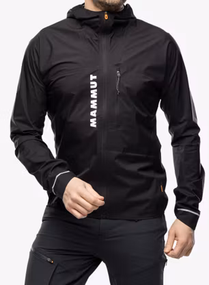 Bunda na běhání Mammut Aenergy TR HS Hooded Jacket - black