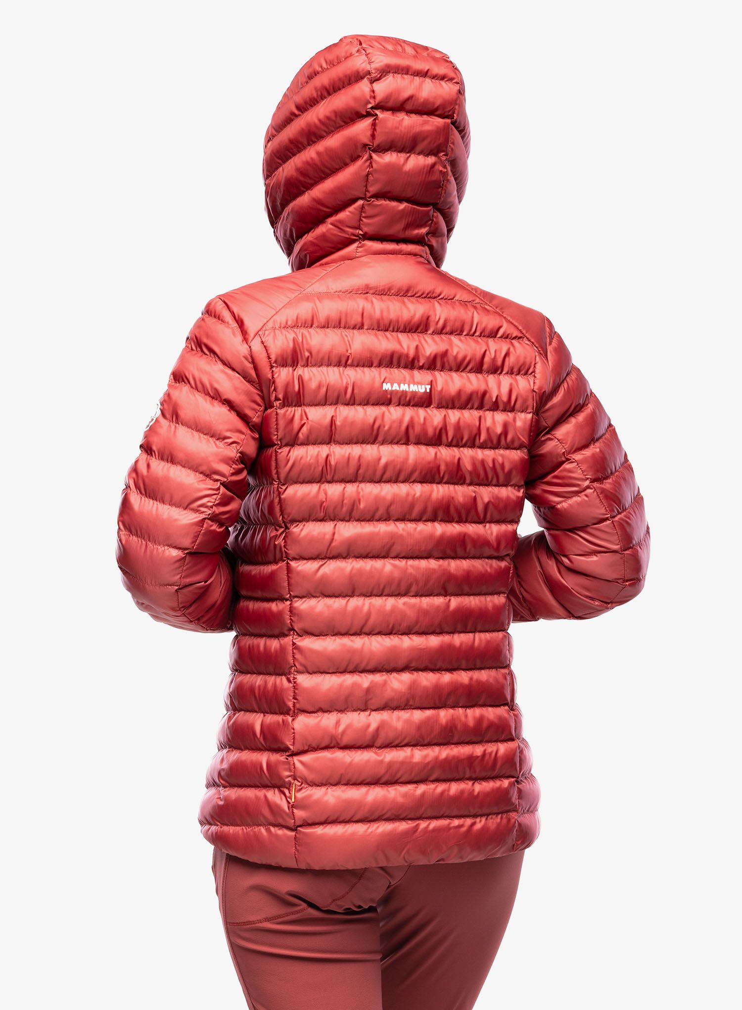 Zateplená bunda dámská Mammut Albula IN Hooded Jacket - blood red