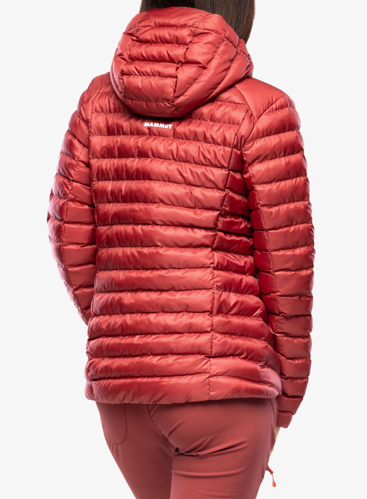 Zateplená bunda dámská Mammut Albula IN Hooded Jacket - blood red