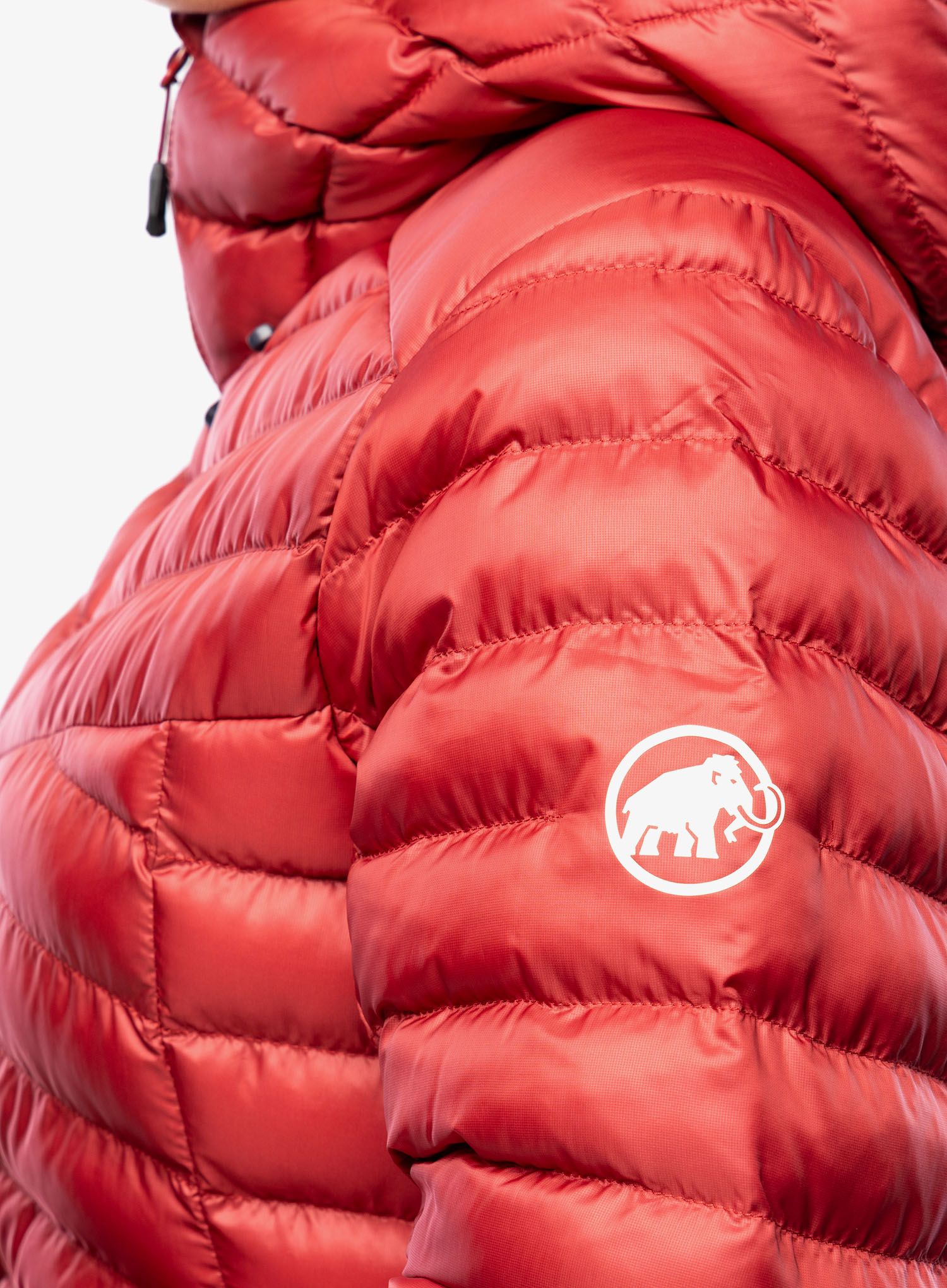 Zateplená bunda dámská Mammut Albula IN Hooded Jacket - blood red
