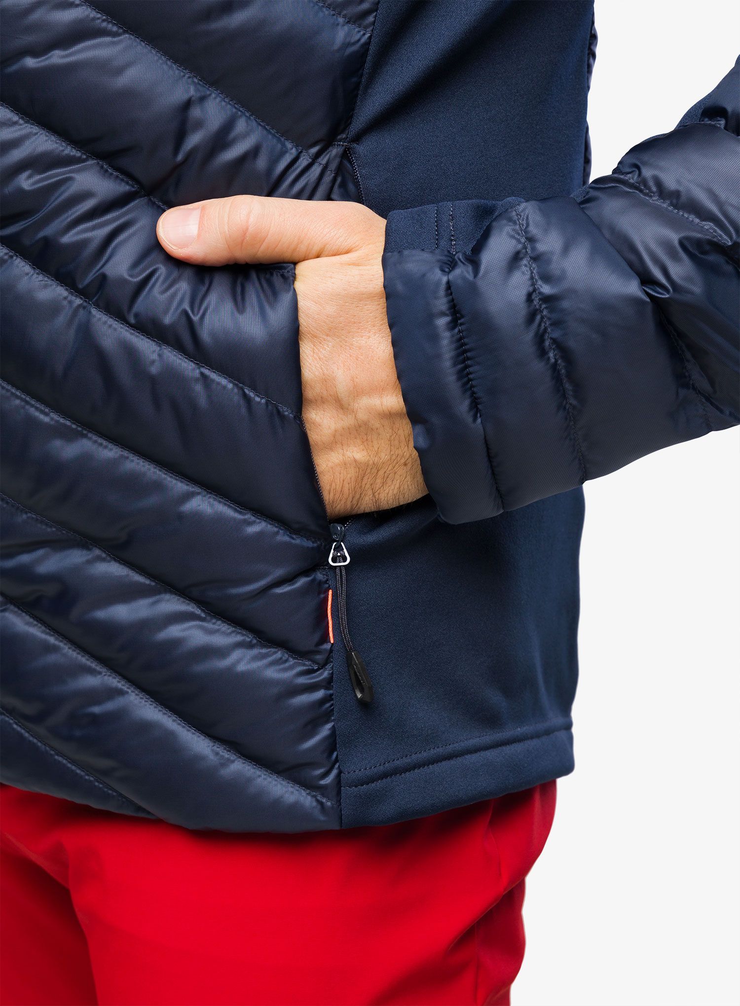 Zateplená bunda Mammut Albula IN Hybrid Jacket - marine