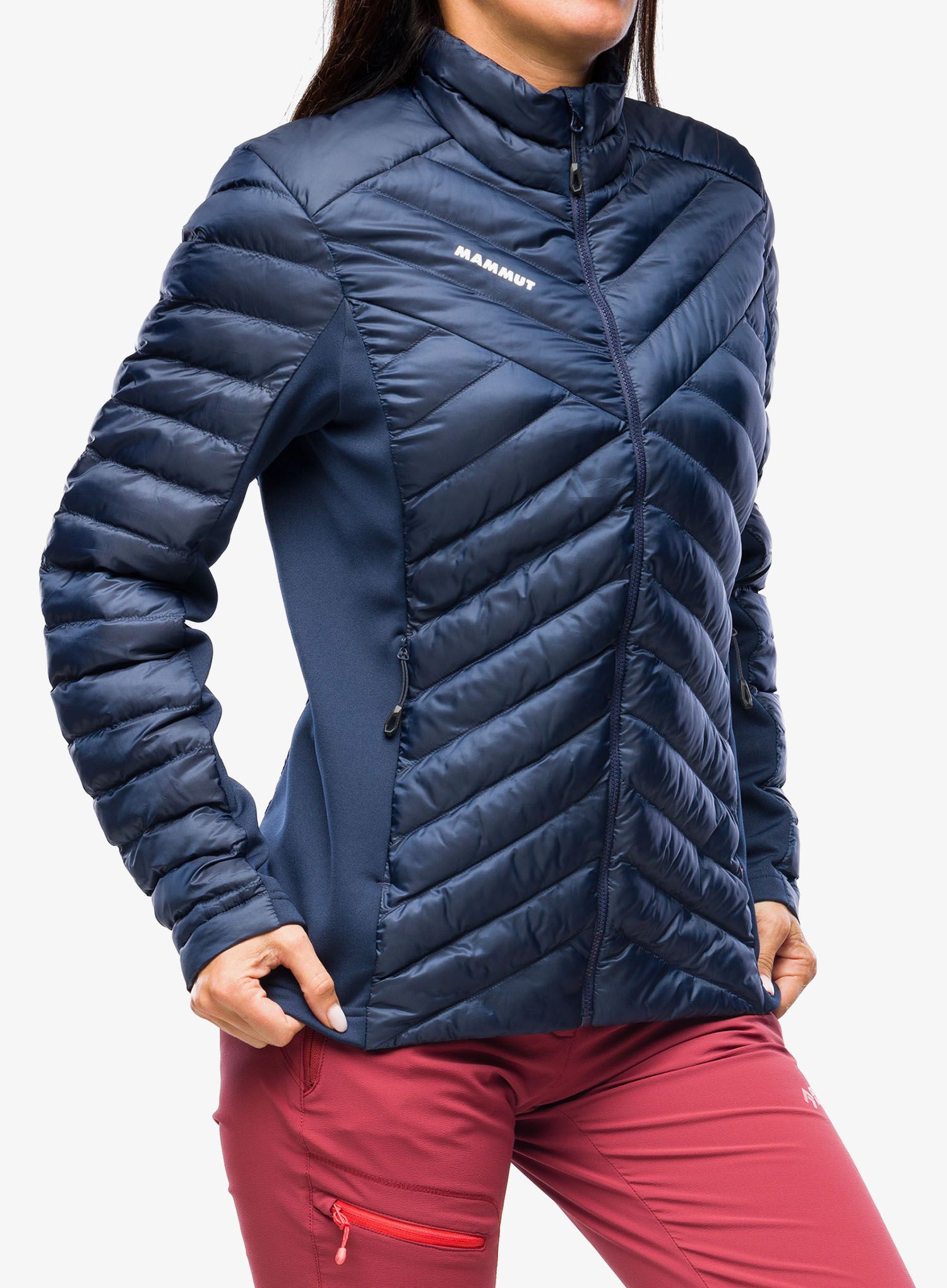 Zateplená bunda dámská Mammut Albula IN Hybrid Jacket - marine