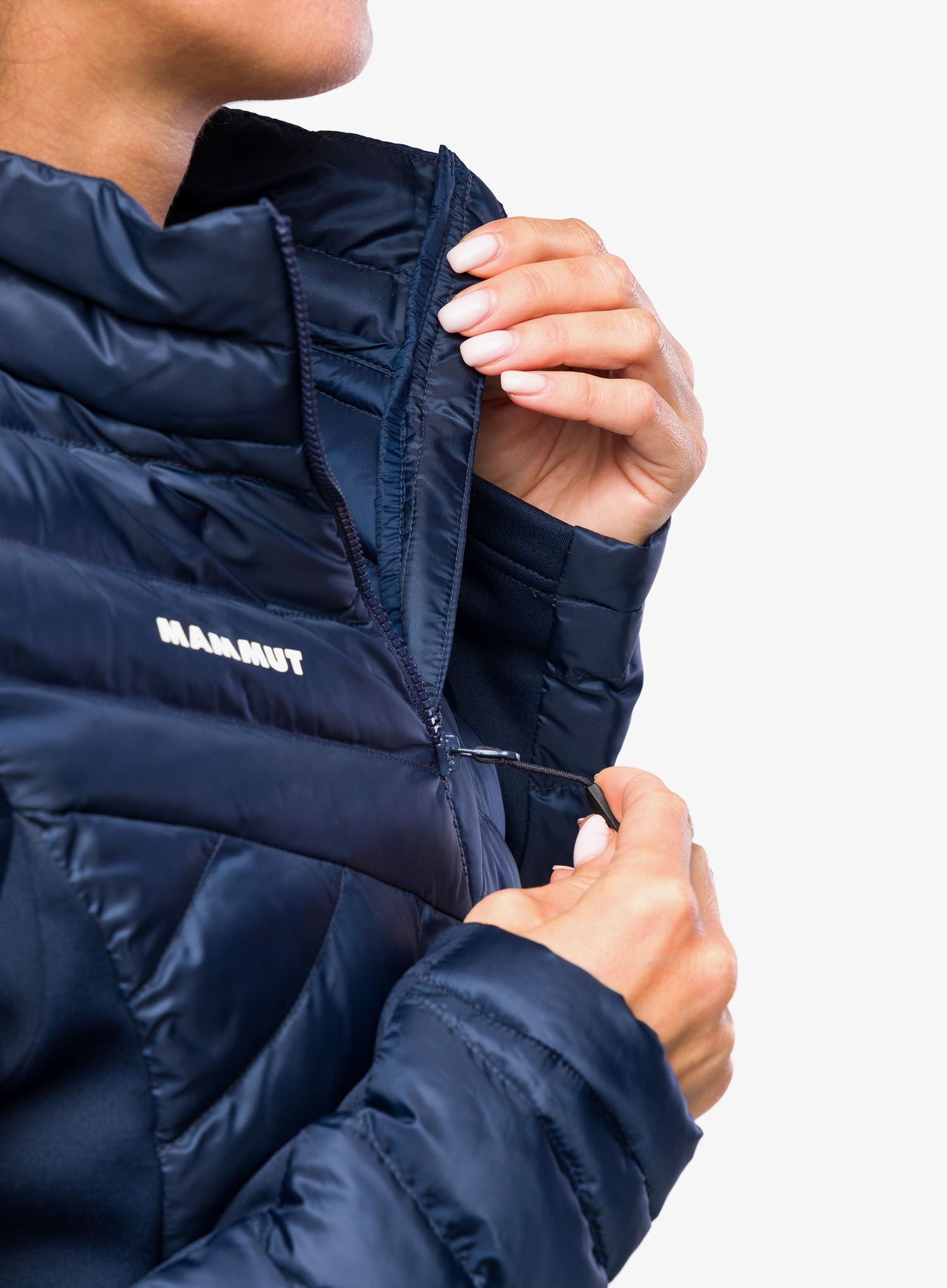 Zateplená bunda dámská Mammut Albula IN Hybrid Jacket - marine