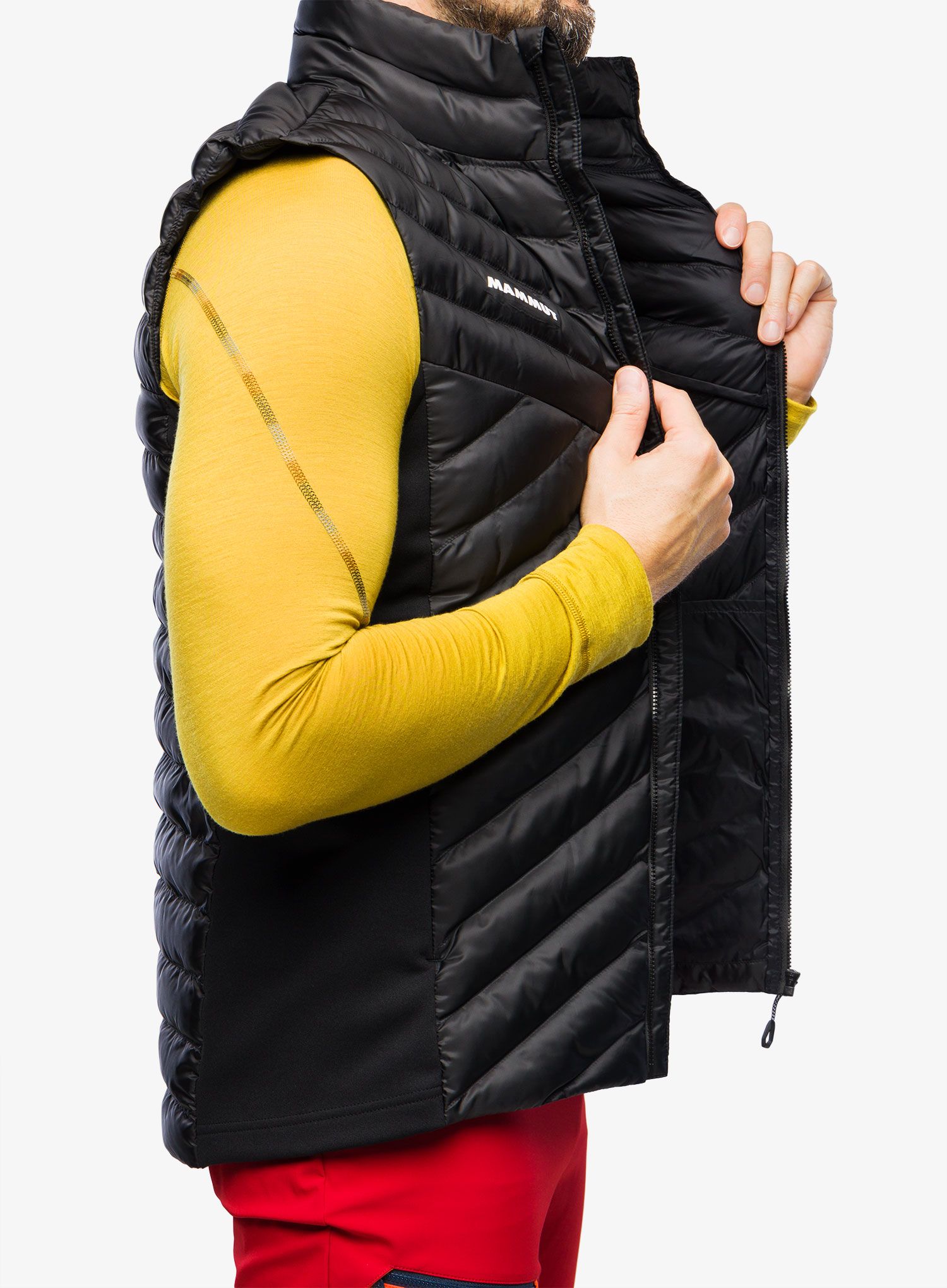 Zateplená vesta Mammut Albula IN Hybrid Vest - black