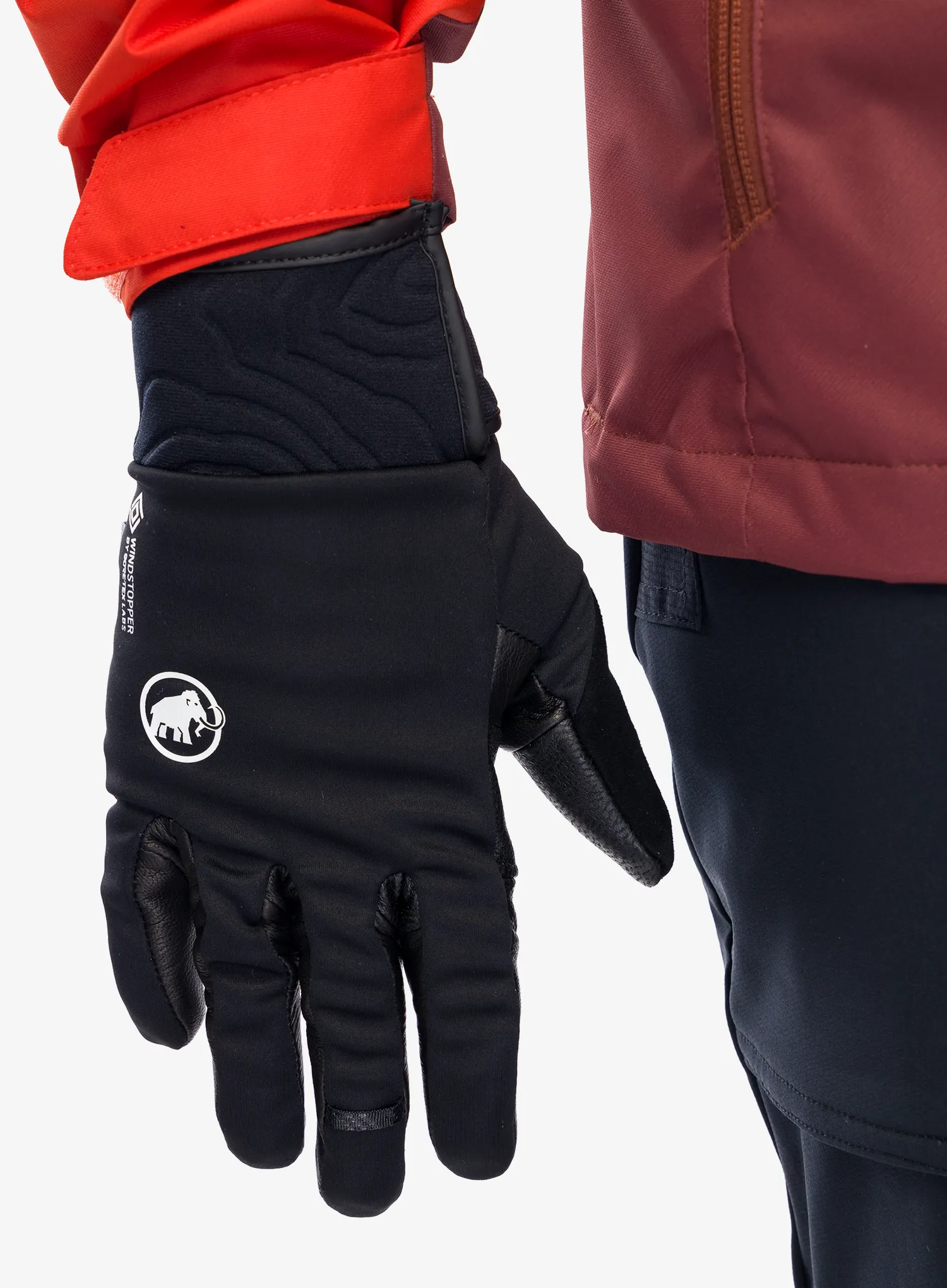 Skialpové rukavice Mammut Astro Guide Glove - black