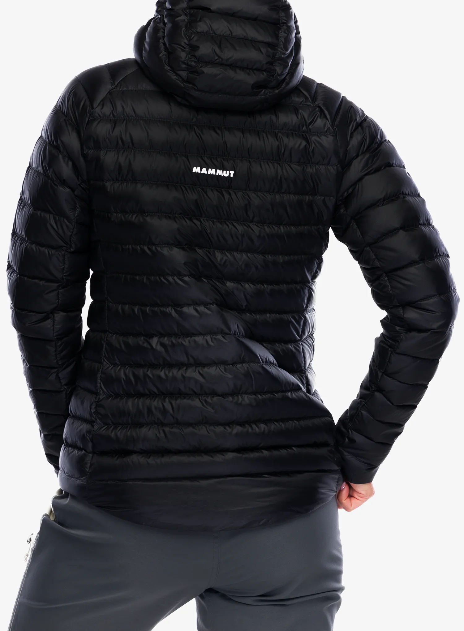Dámská péřová bunda Mammut Broad Peak IN Hooded Jacket - blk