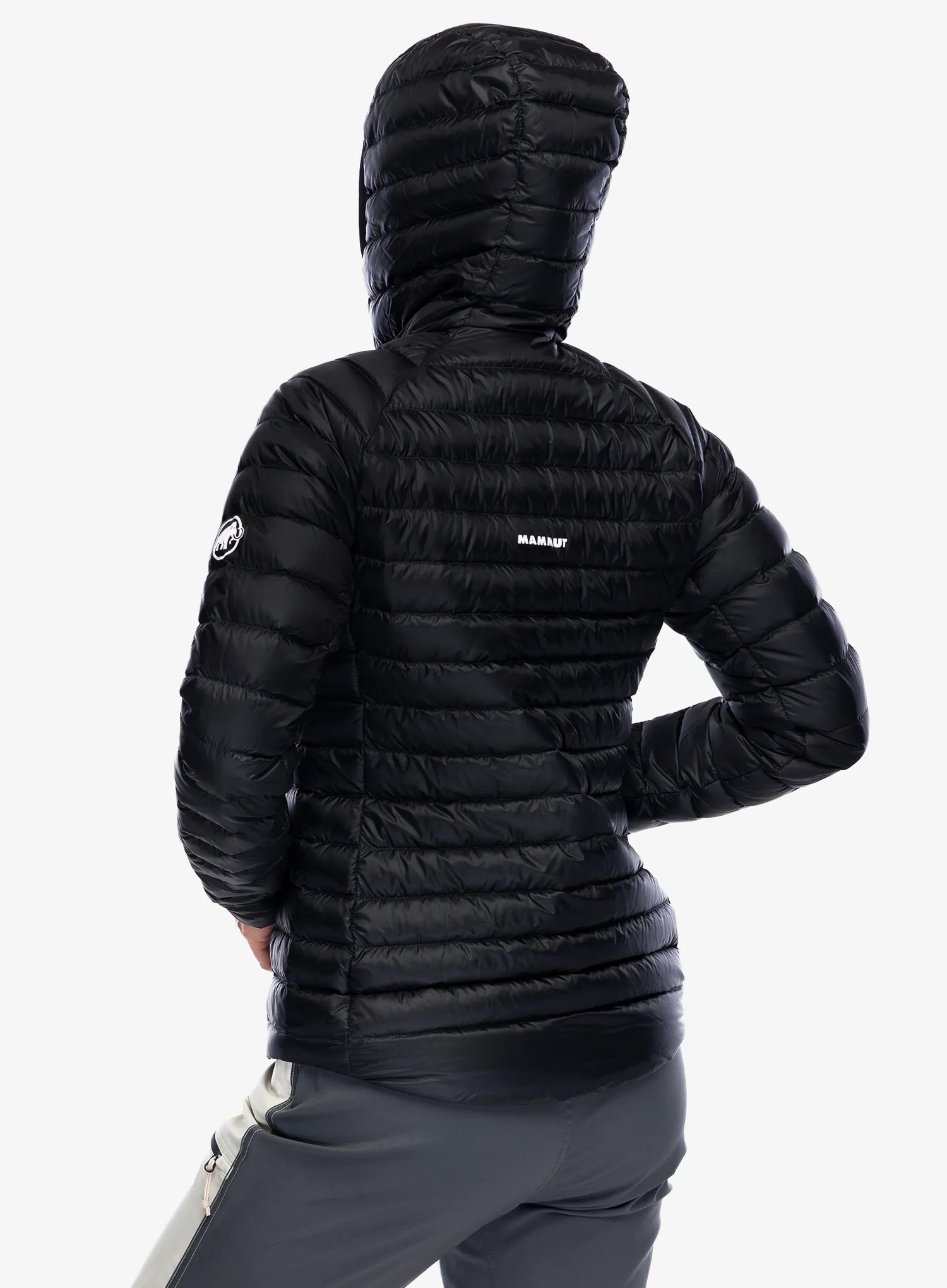 Dámská péřová bunda Mammut Broad Peak IN Hooded Jacket - blk