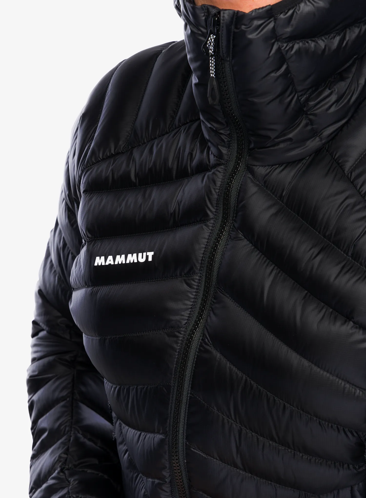 Dámská péřová bunda Mammut Broad Peak IN Hooded Jacket - blk
