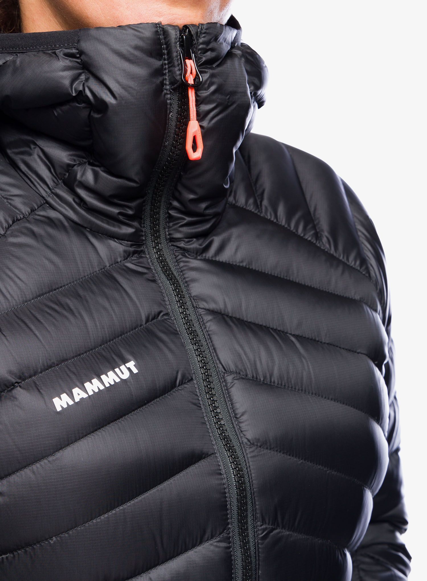 Dámská péřová bunda Mammut Broad Peak IN Hooded Jacket - black