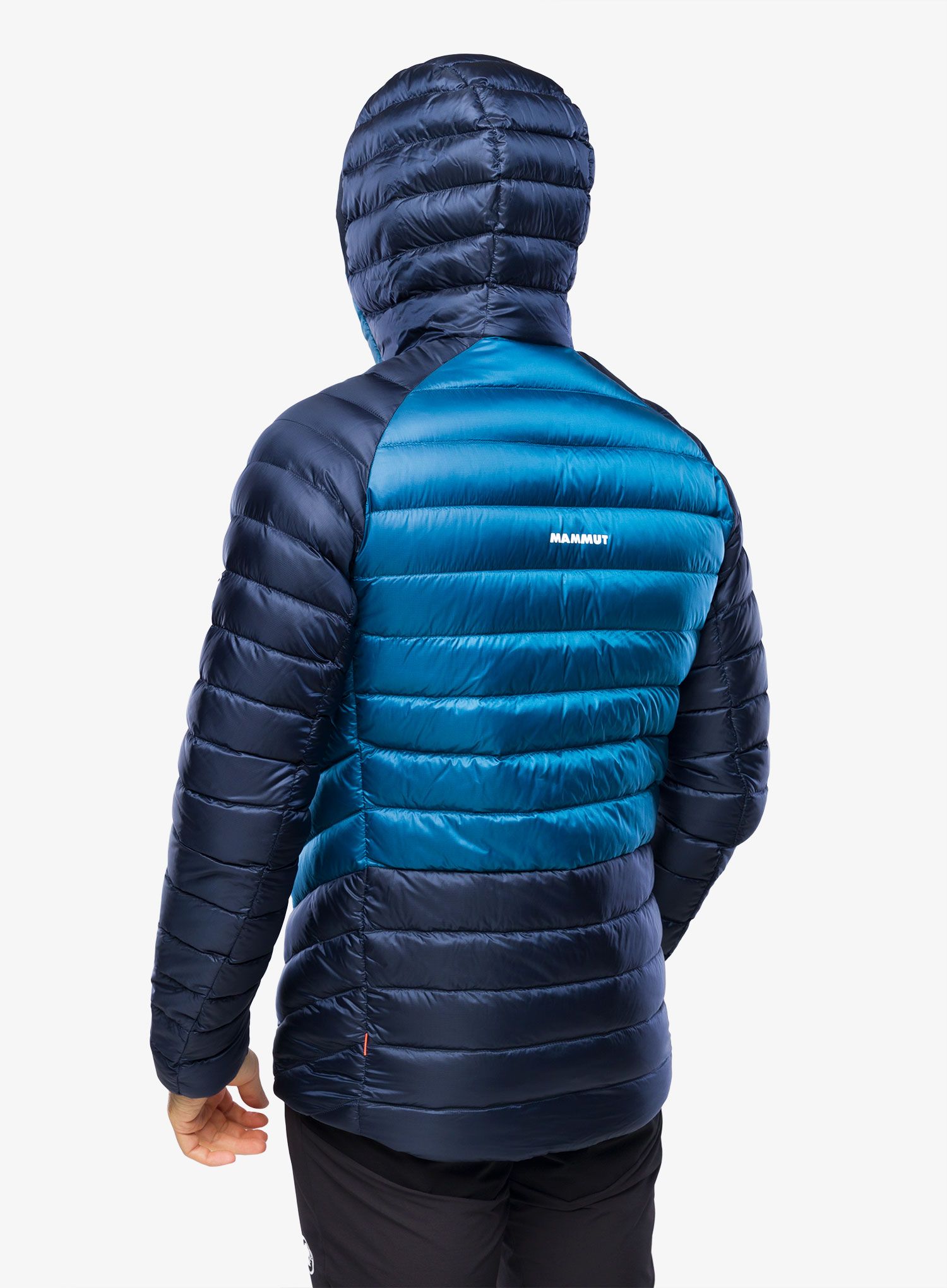 Péřová bunda Mammut Broad Peak IN Hooded Jacket - deep ice/marine