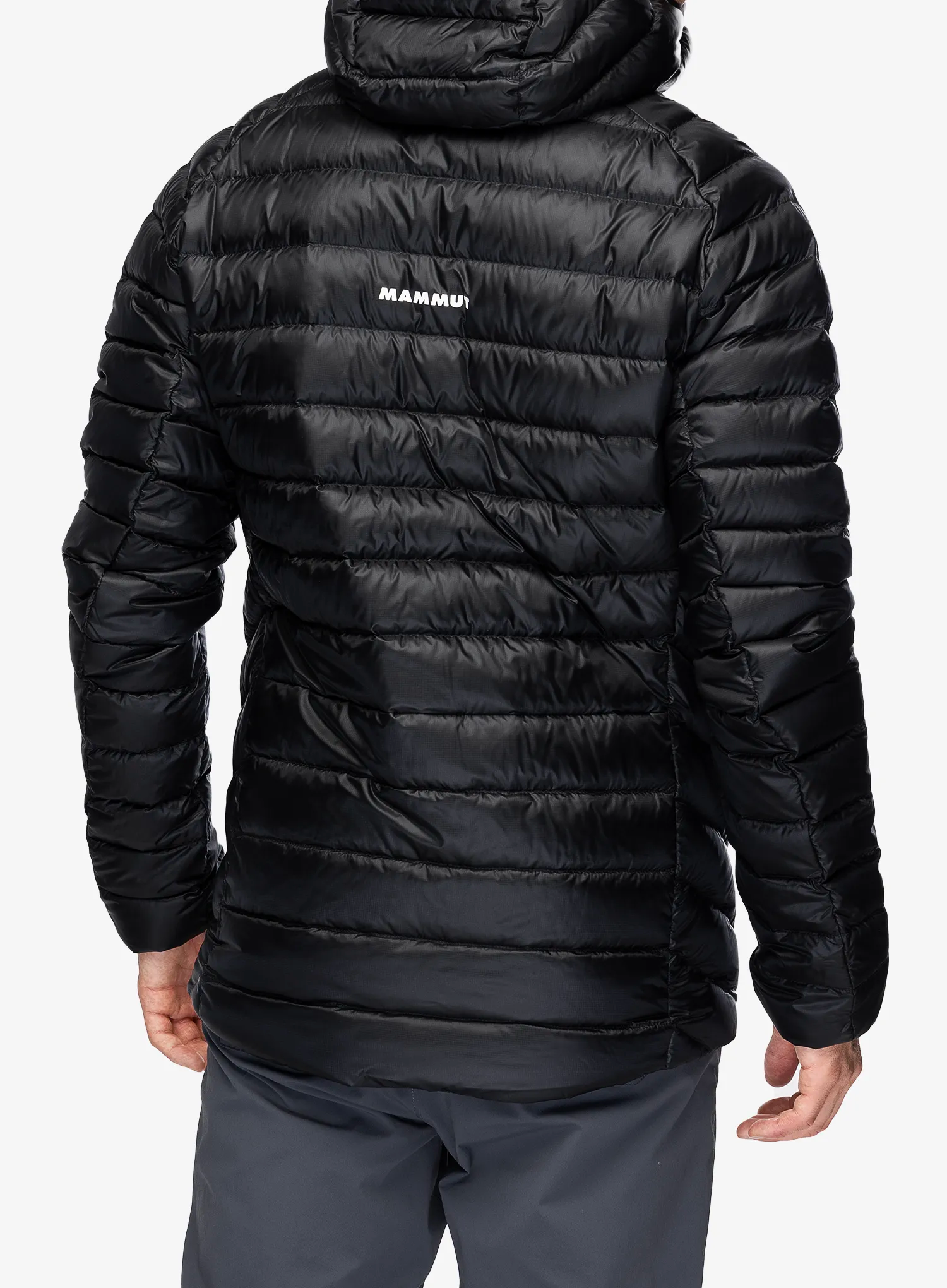 Péřová bunda Mammut Broad Peak IN Hooded Jacket - blk