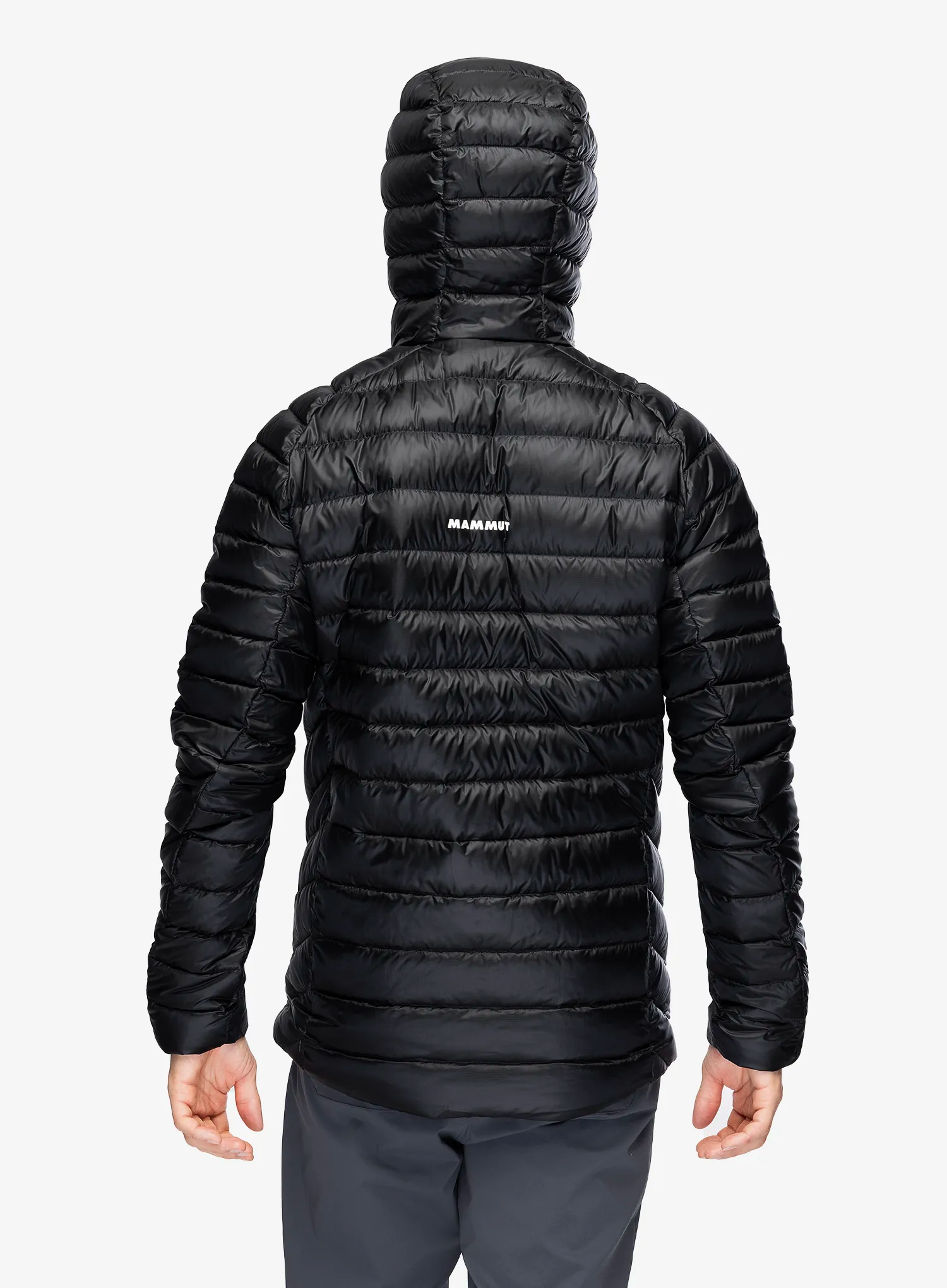 Péřová bunda Mammut Broad Peak IN Hooded Jacket - blk