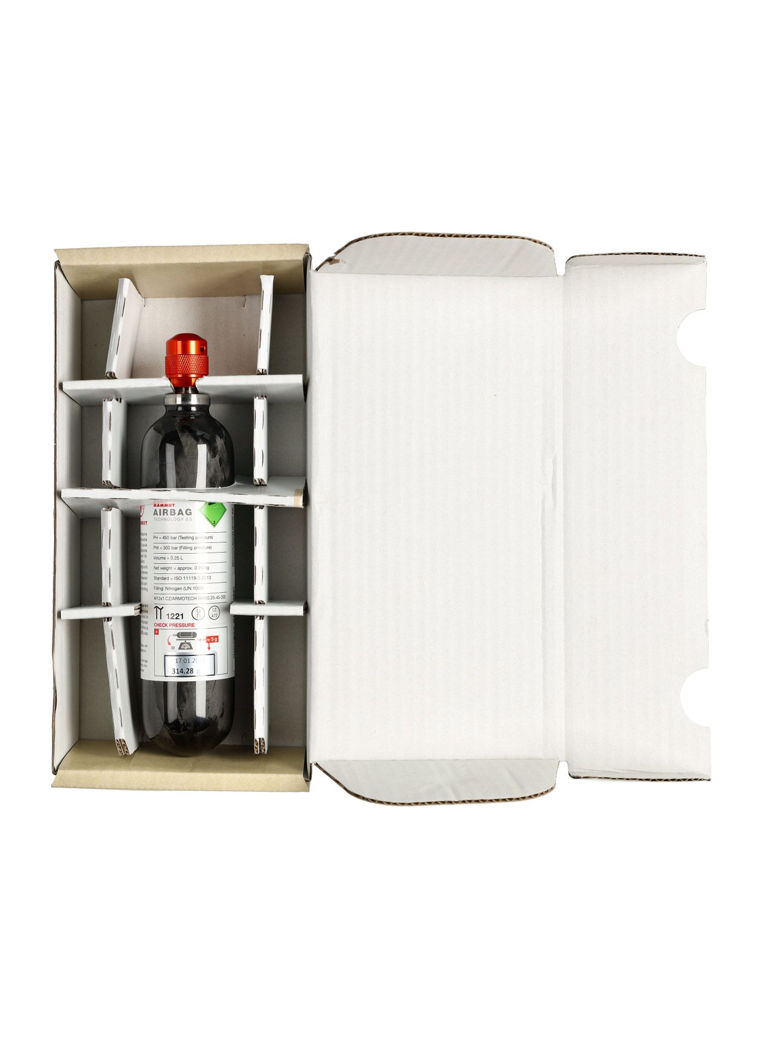 Bombička Mammut Carbon Cartridge 300 bar - black