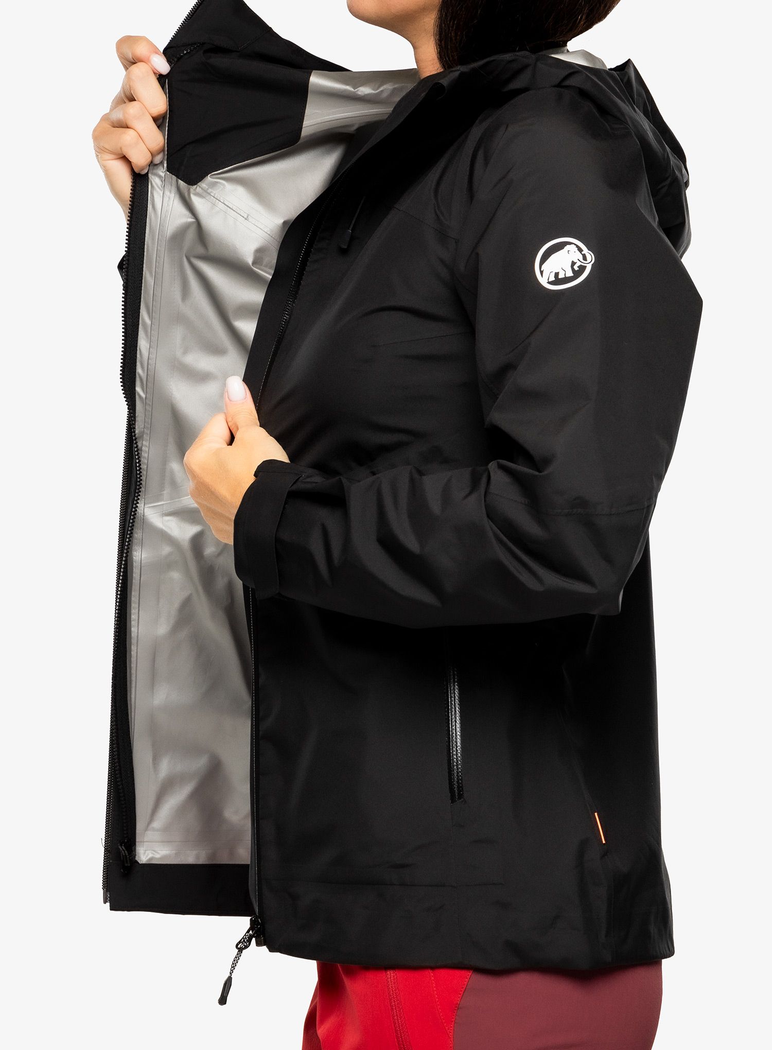 Dámská bunda Mammut Convey 3 in 1 HS Hooded Jacket - black/black
