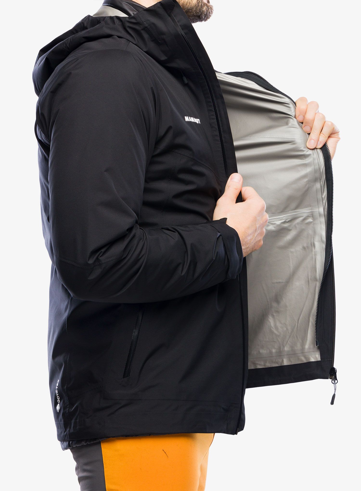 Pánská bunda Mammut Convey 3 in 1 HS Hooded Jacket - black/black