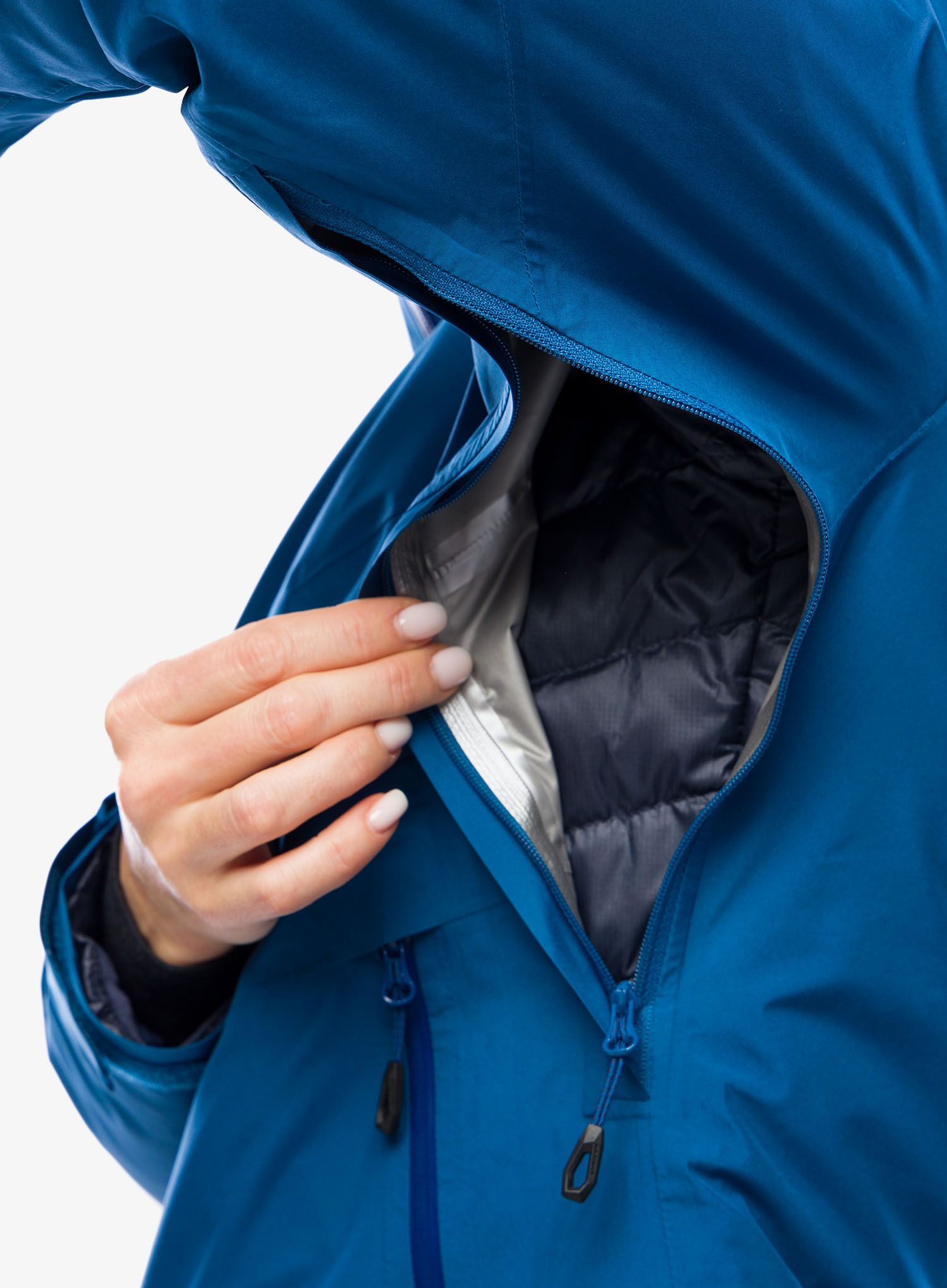 Dámská bunda Mammut Convey 3 in 1 HS Hooded Jacket - deep ice/marine