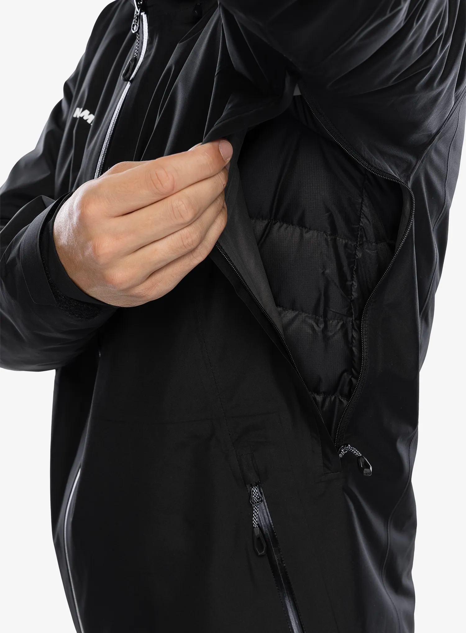 Bunda Mammut Convey 3in1 HS Hooded Jacket - black/black