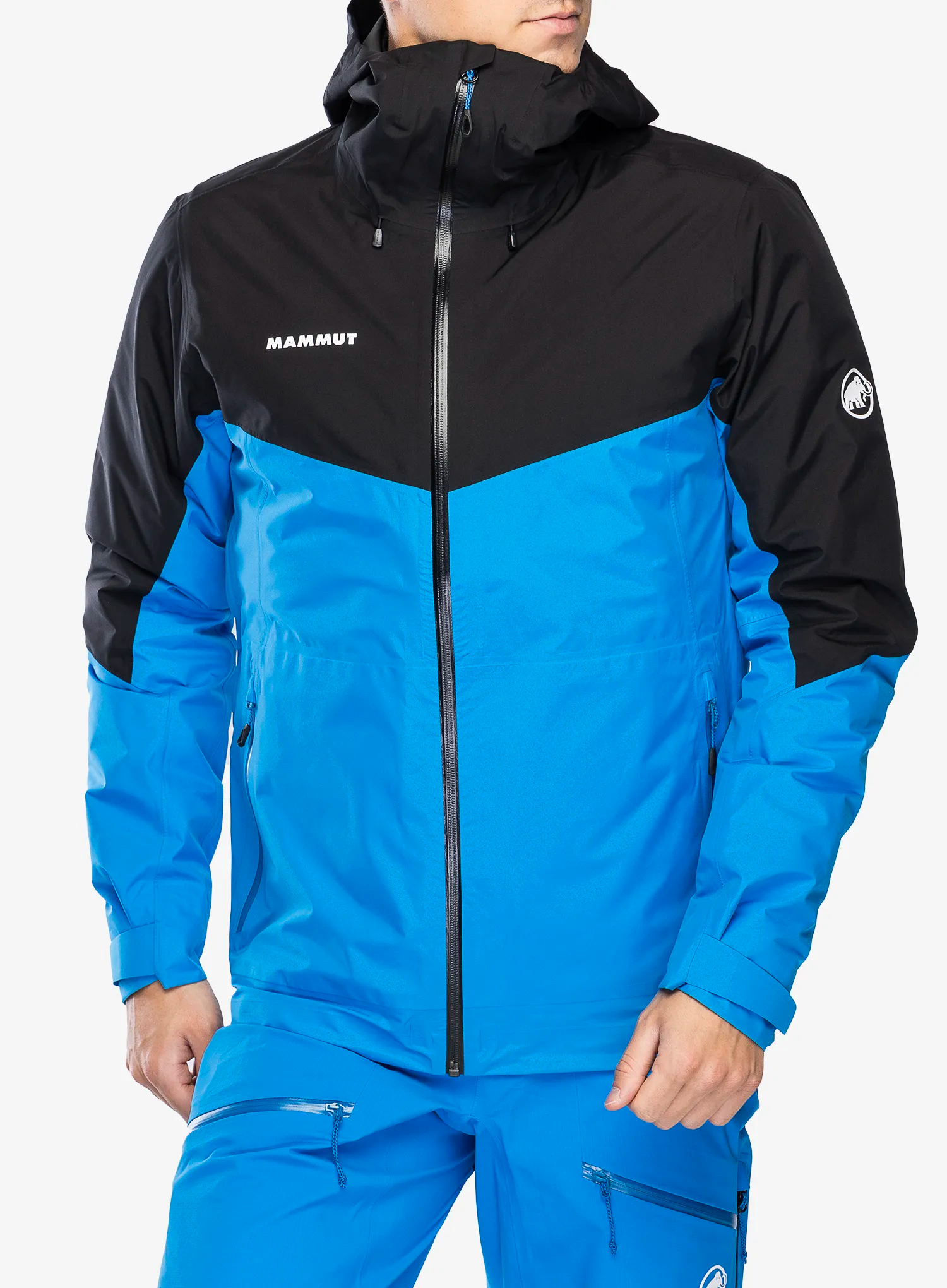 Bunda Mammut Convey 3in1 HS Hooded Jacket - glacier blue/black
