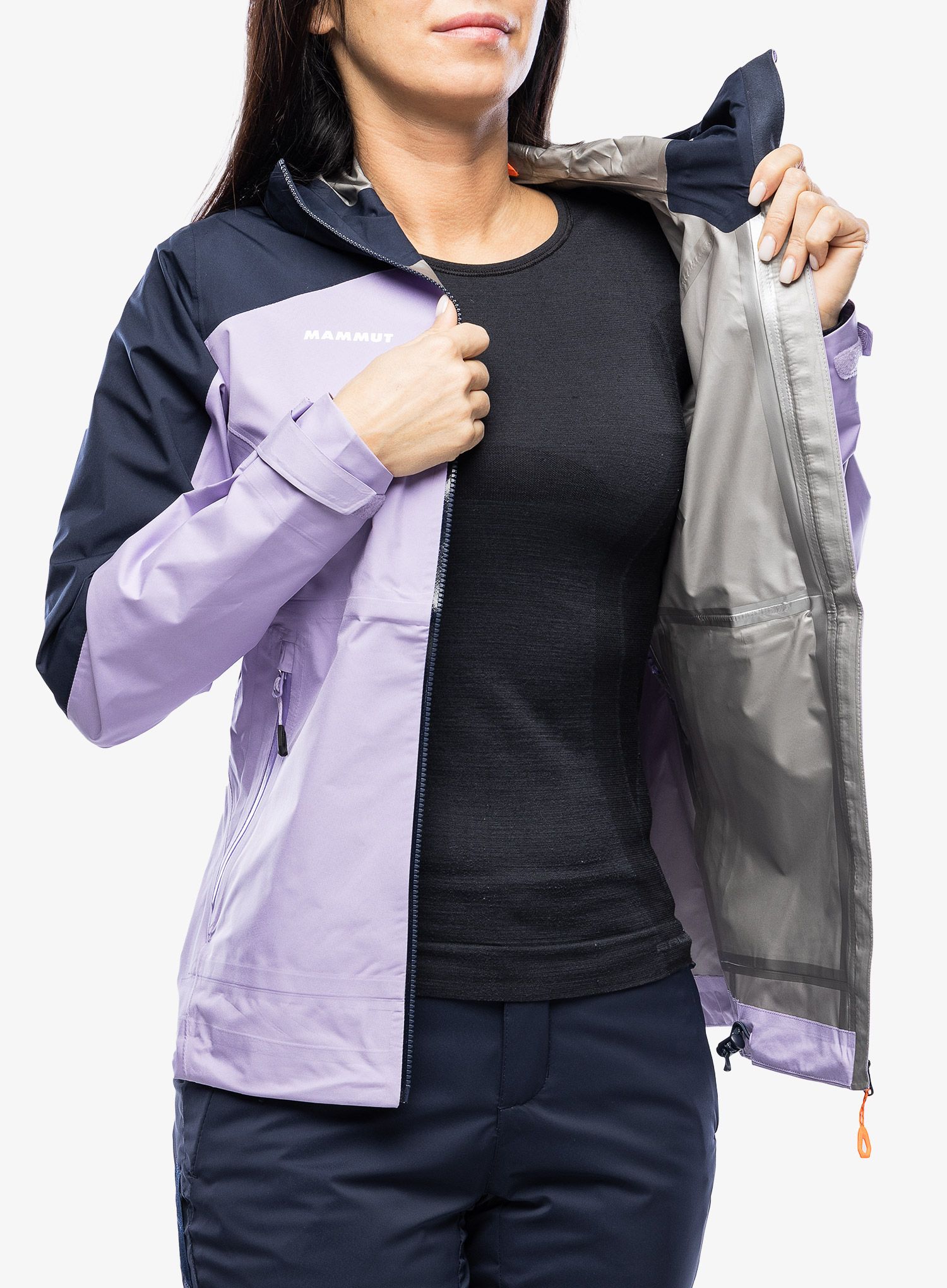 GORE TEX bunda dámská Mammut Convey Tour HS Hooded Jacket - supernova/marine