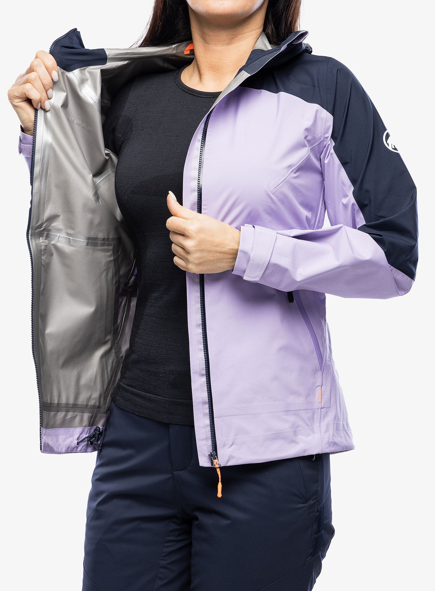 GORE TEX bunda dámská Mammut Convey Tour HS Hooded Jacket - supernova/marine